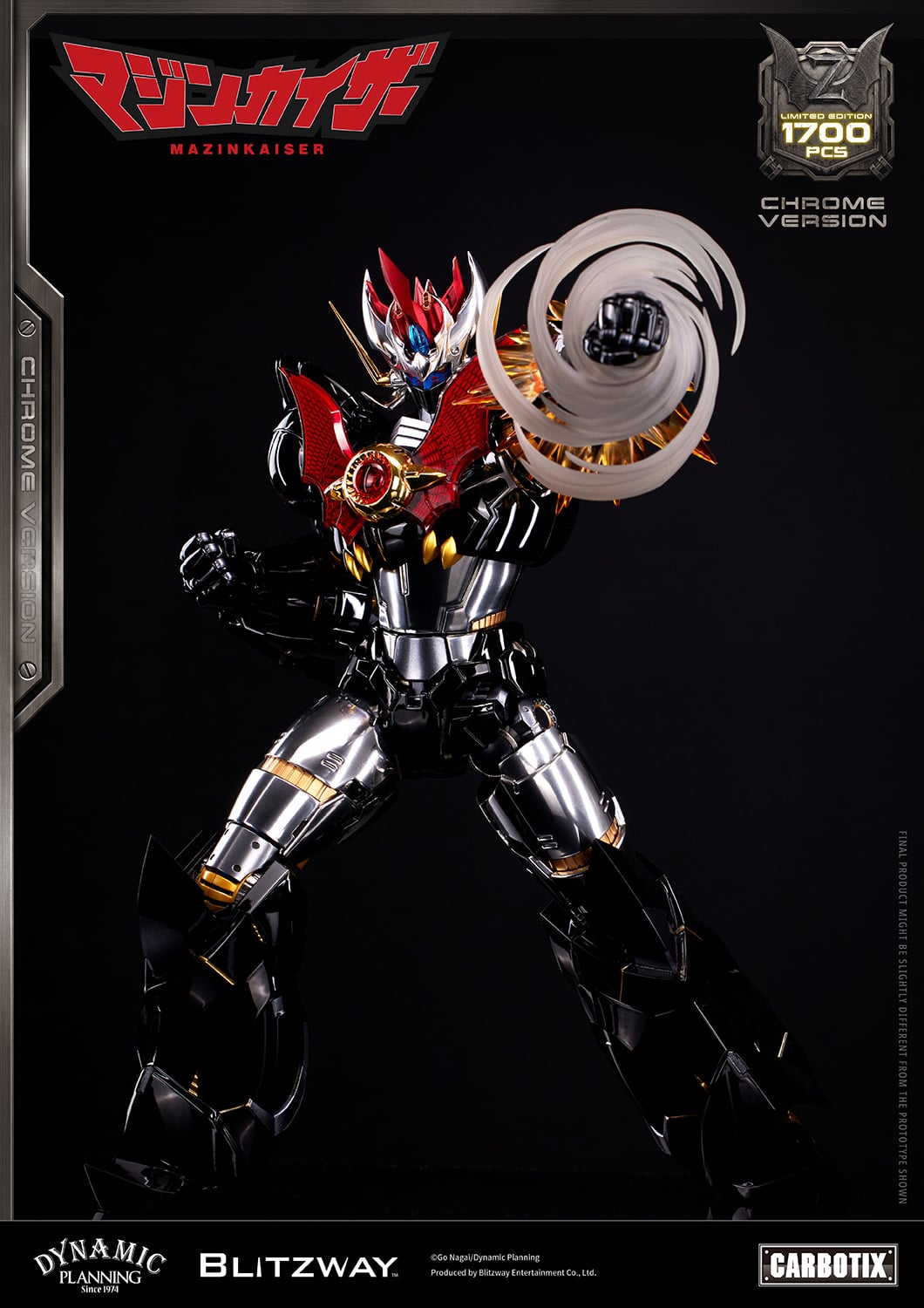 Mazinkaiser Carbotix Mazinkaiser (Chrome Ver.) Limited Edition Action Figure Gallery Image 8
