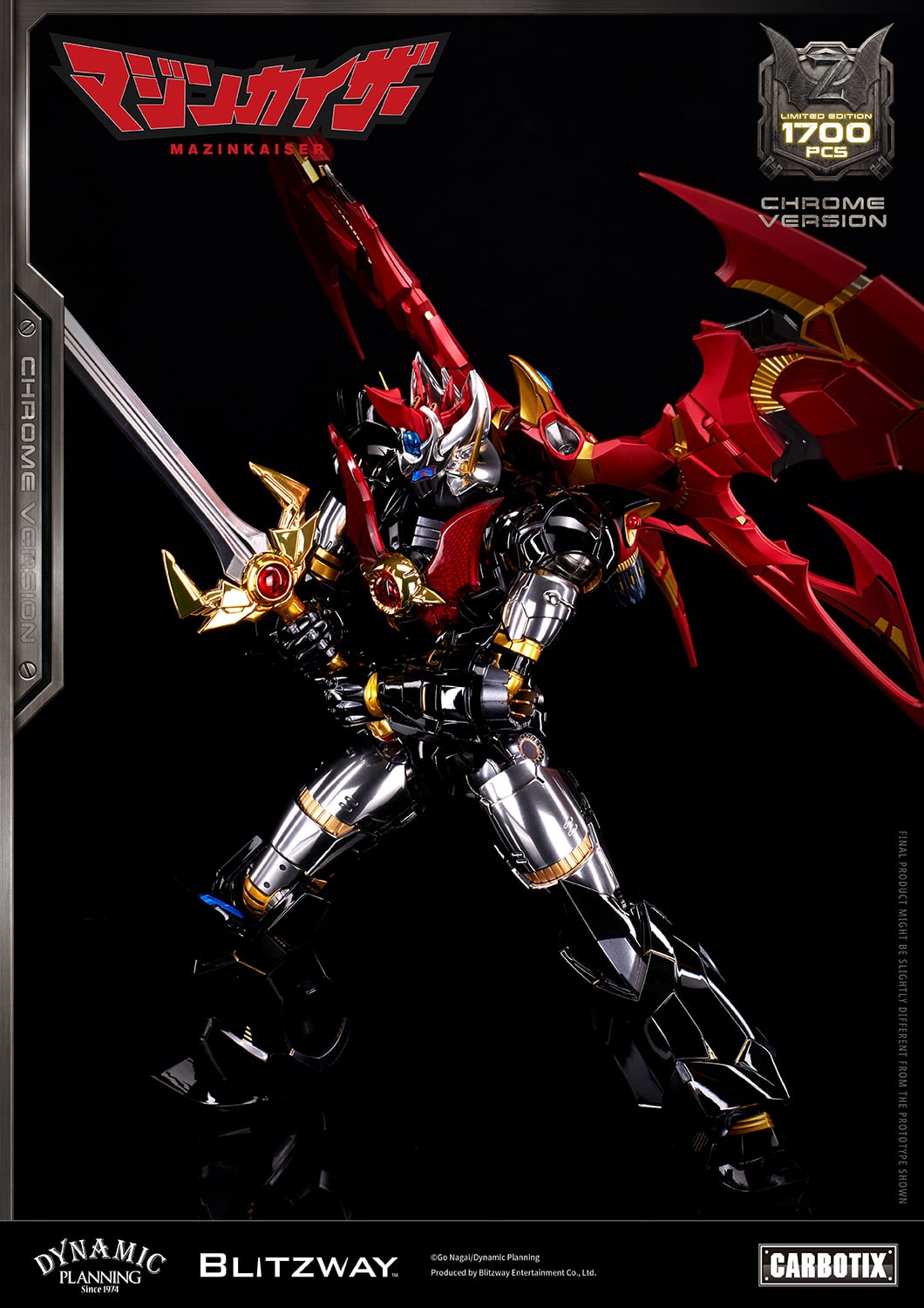 Mazinkaiser Carbotix Mazinkaiser (Chrome Ver.) Limited Edition Action Figure Gallery Image 15
