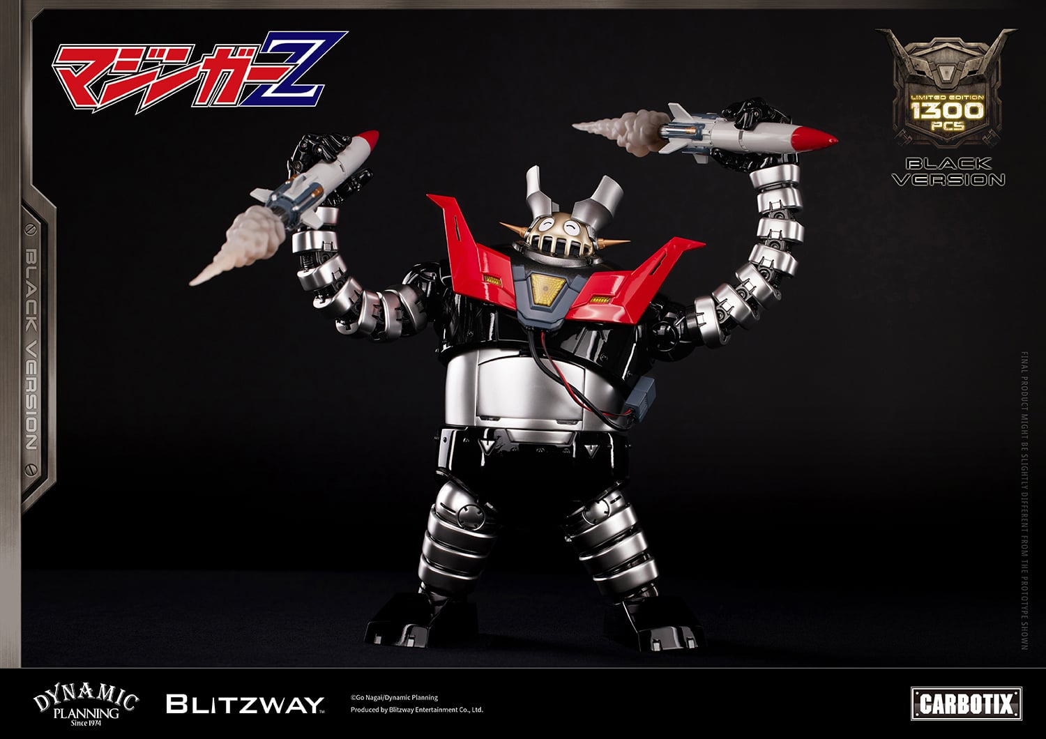 Mazinger Z Carbotix Boss Borot (Black Version) Limited Edition Action Figure Gallery Image 24