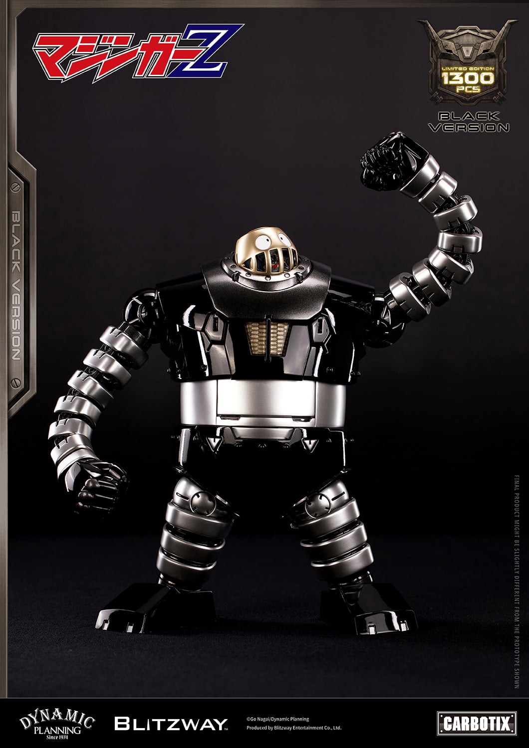Mazinger Z Carbotix Boss Borot (Black Version) Limited Edition Action Figure Gallery Image 11