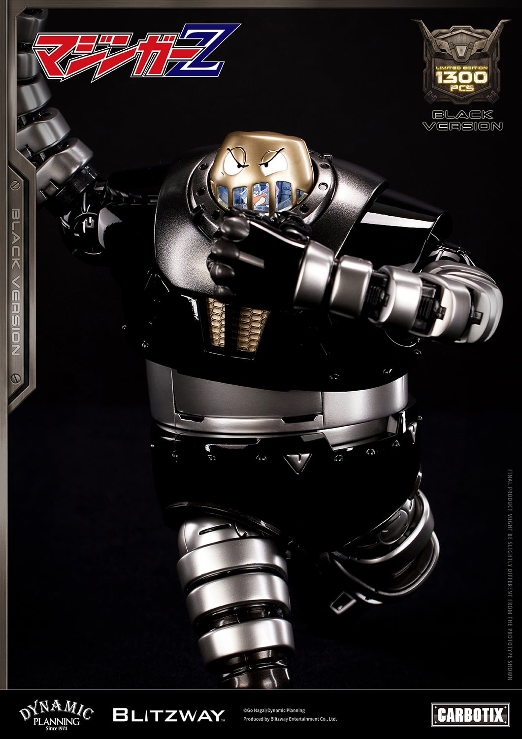 Mazinger Z Carbotix Boss Borot (Black Version) Limited Edition Action Figure Gallery Image 17
