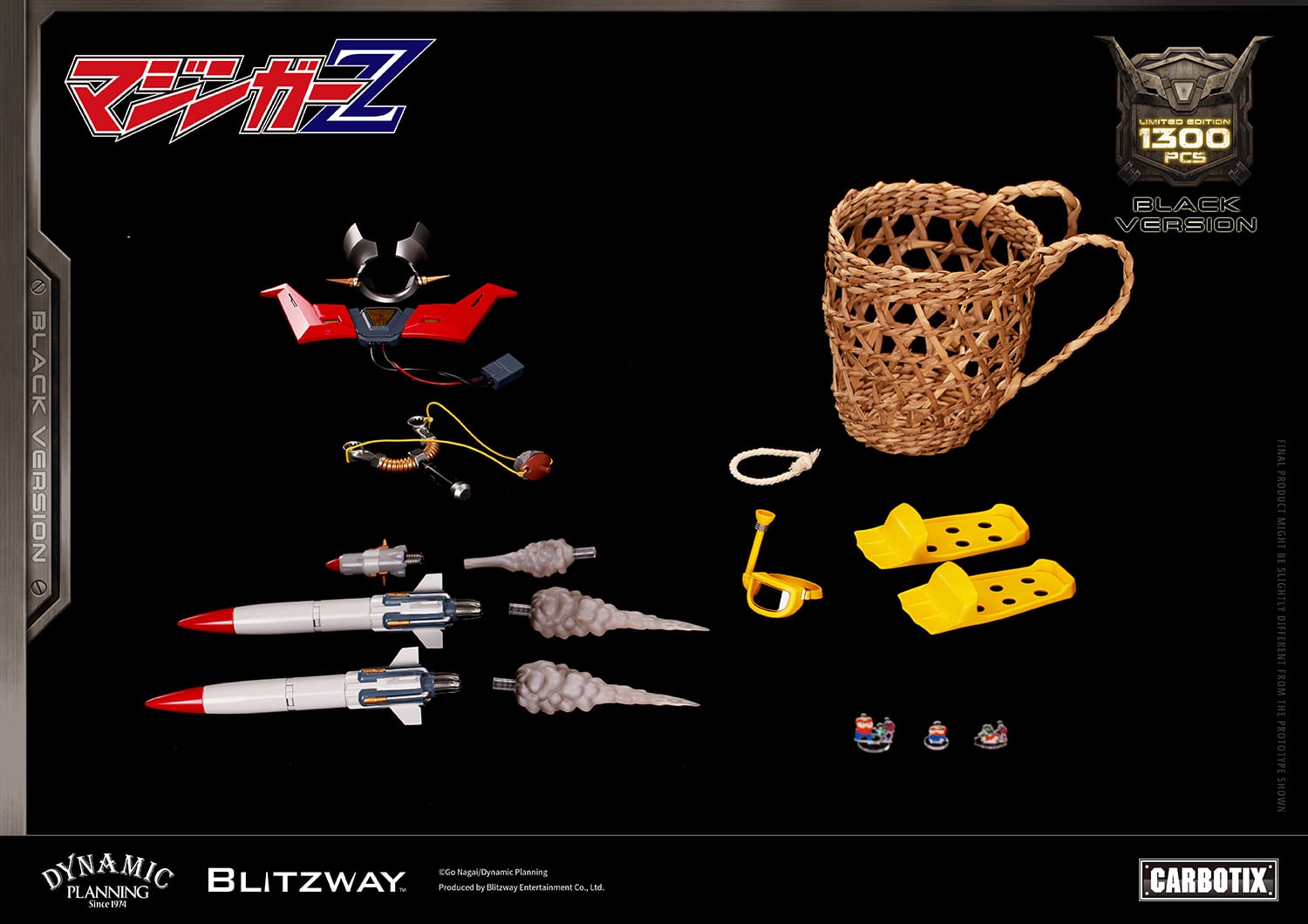 Mazinger Z Carbotix Boss Borot (Black Version) Limited Edition Action Figure Gallery Image 30