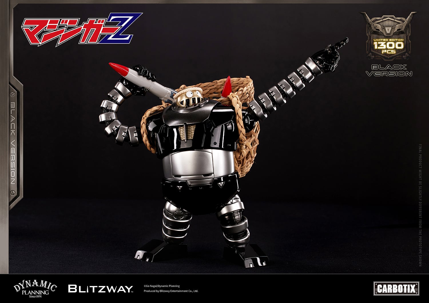 Mazinger Z Carbotix Boss Borot (Black Version) Limited Edition Action Figure Gallery Image 21