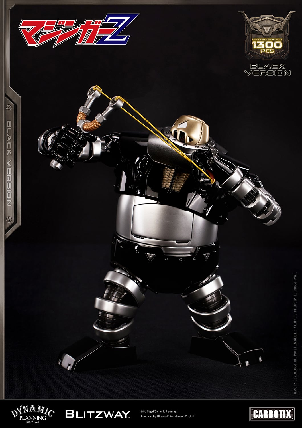 Mazinger Z Carbotix Boss Borot (Black Version) Limited Edition Action Figure Gallery Image 6