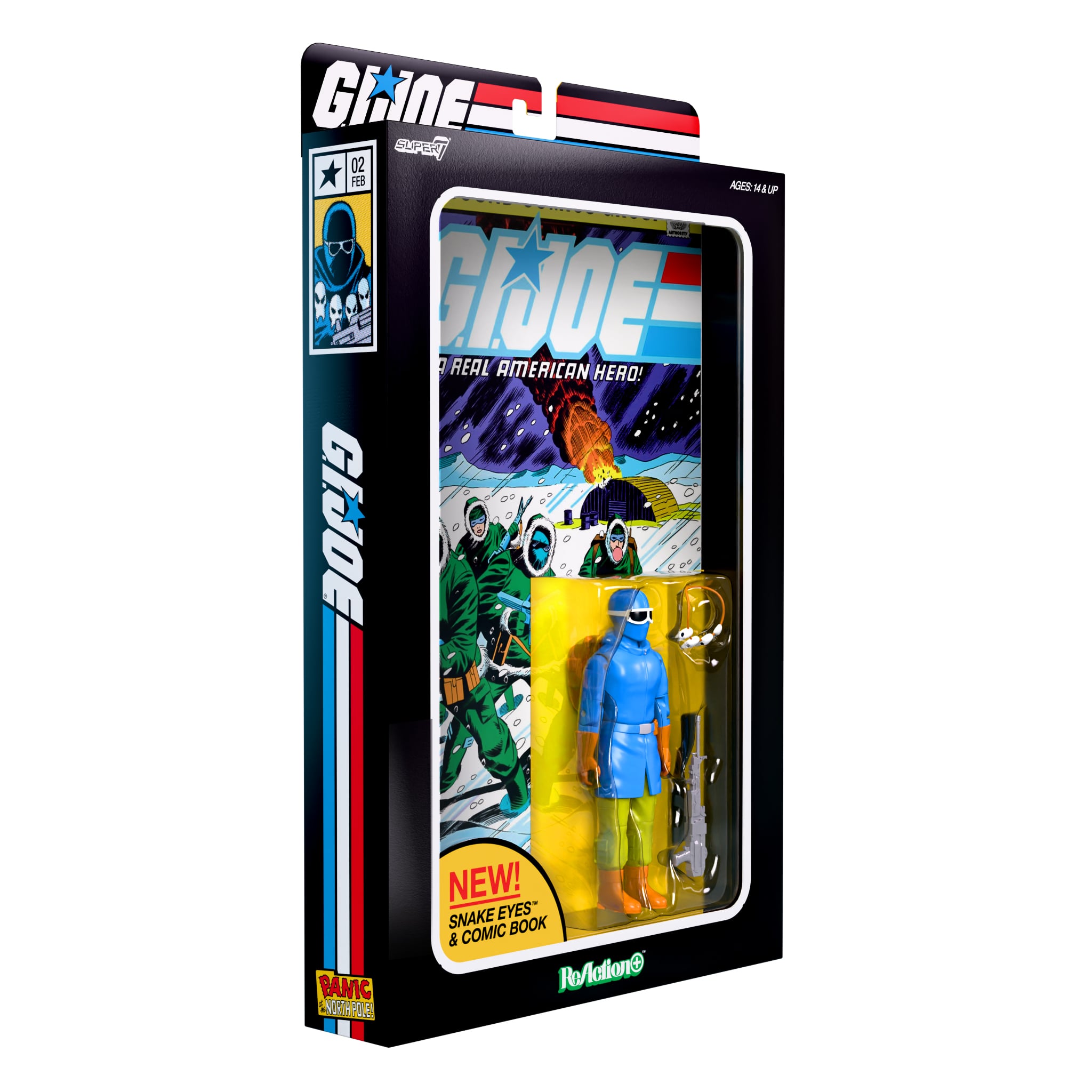 G.I. Joe ReAction+ Snake Eyes Limited Edition Action Figure & Comic Set Gallery Image 6