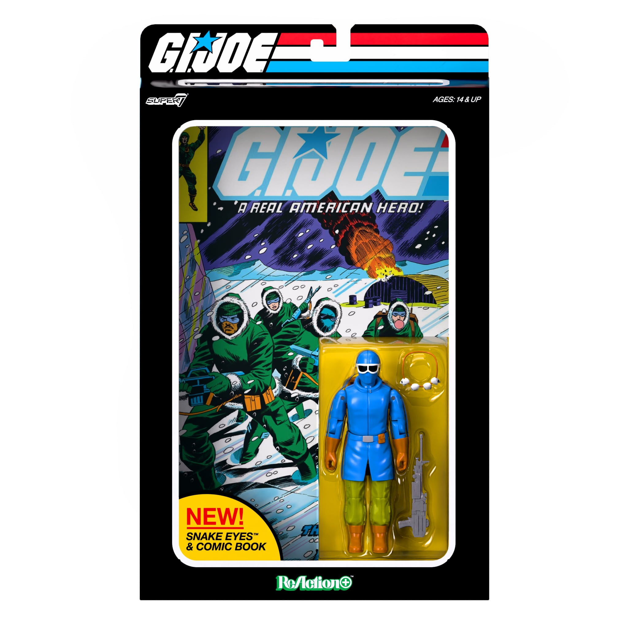 G.I. Joe ReAction+ Snake Eyes Limited Edition Action Figure & Comic Set Gallery Image 5