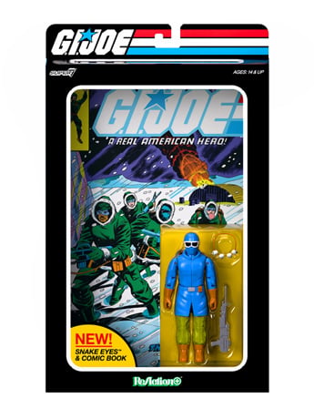 G.I. Joe ReAction+ Snake Eyes Limited Edition Action Figure & Comic Set Gallery Image 2