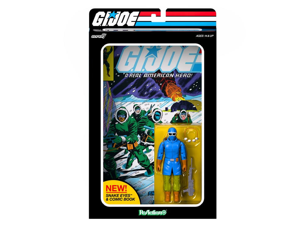 G.I. Joe ReAction+ Snake Eyes Limited Edition Action Figure & Comic Set Gallery Image 1