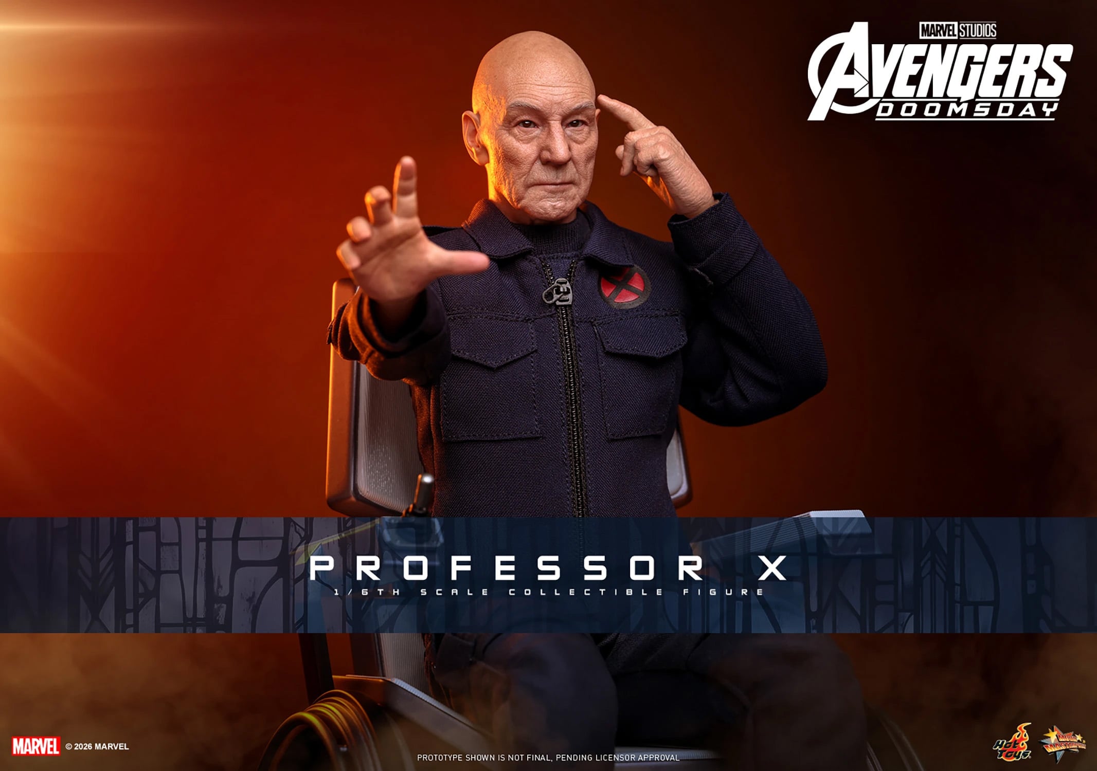 Avengers: Doomsday MMS917 Professor X 1/6th Scale Collectible Figure