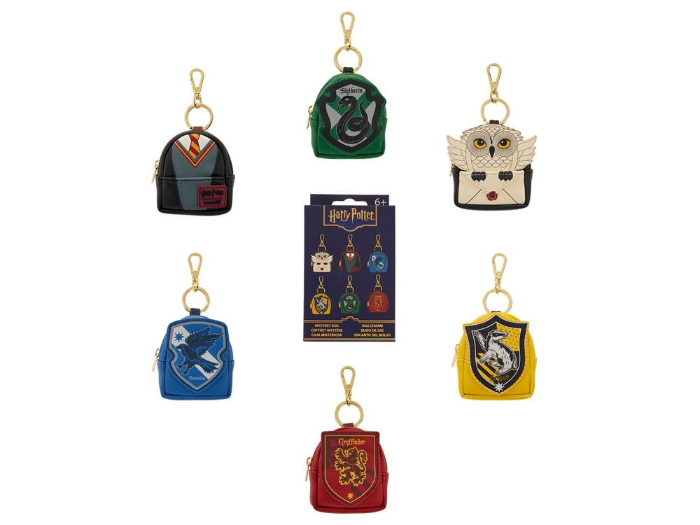 Harry Potter Hogwarts Random Mini Backpack Keychain Charm Gallery Image 1