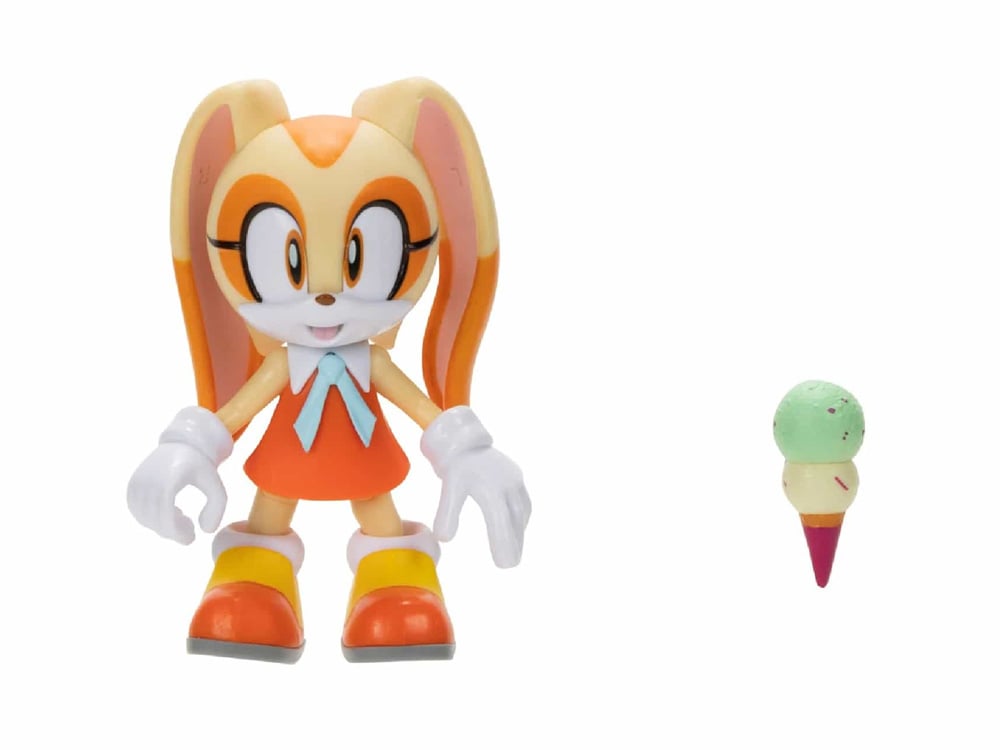 Sonic the Hedgehog 35th Anniversary Cream 4-Inch Scale Action Figure Gallery Image 1
