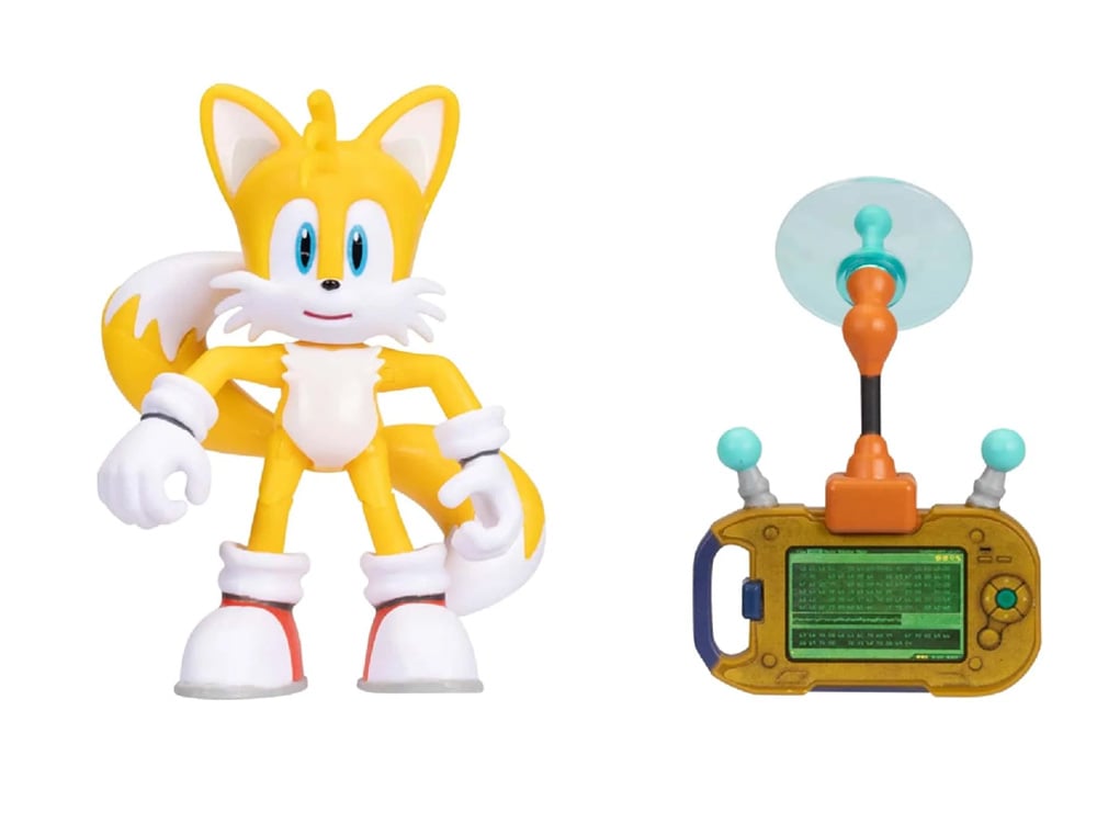 Sonic the Hedgehog 35th Anniversary Tails 4-Inch Scale Action Figure Gallery Image 1