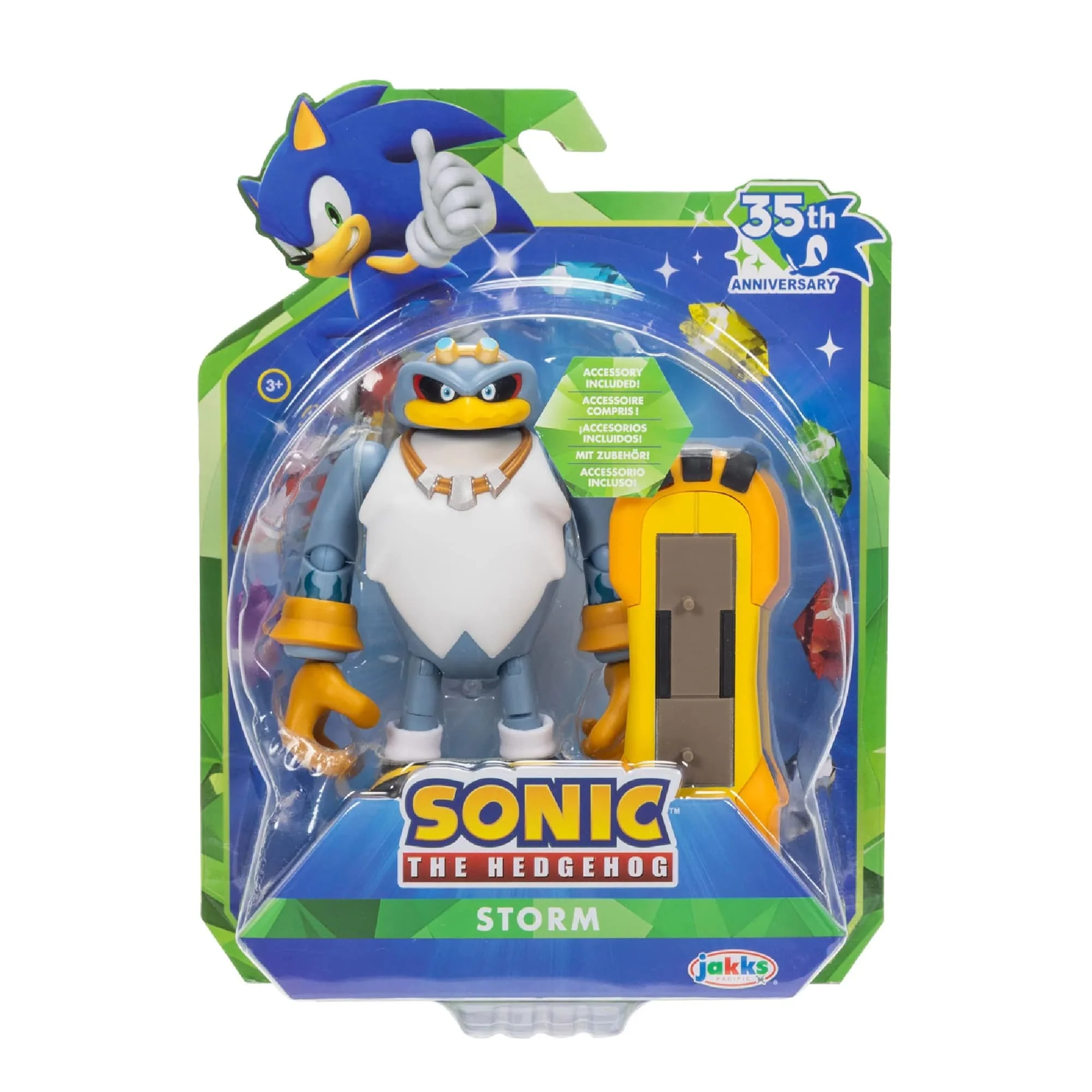Sonic the Hedgehog 35th Anniversary 4-Inch Scale Wave 25 Set of 4 Action Figures Gallery Image 5