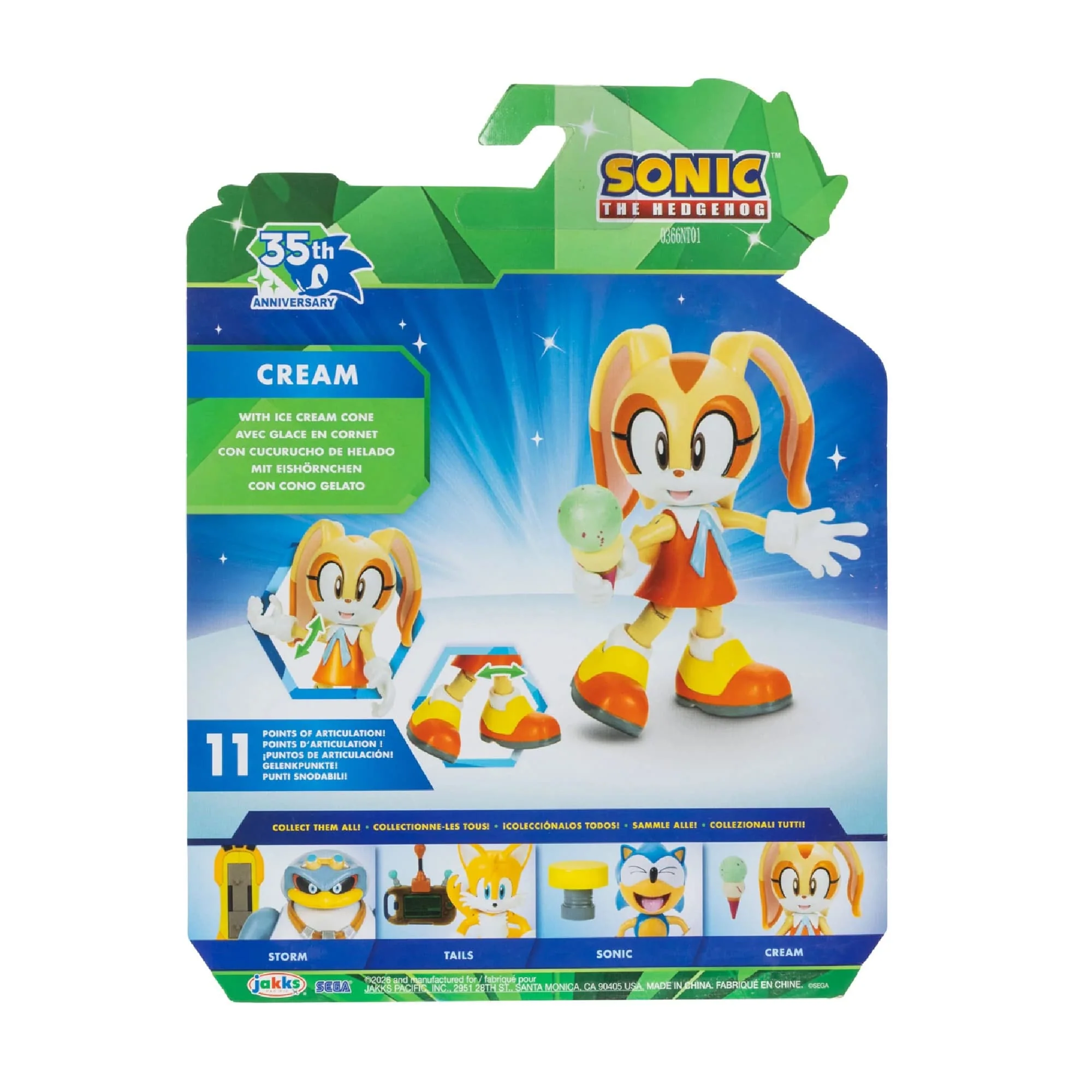Sonic the Hedgehog 35th Anniversary 4-Inch Scale Wave 25 Set of 4 Action Figures Gallery Image 10