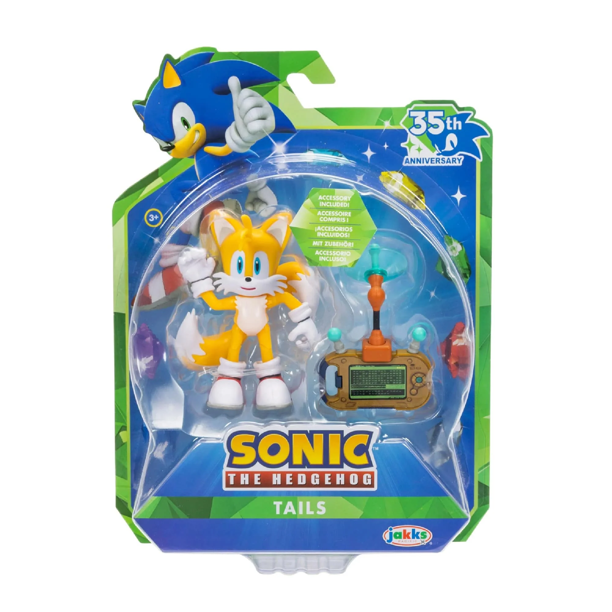 Sonic the Hedgehog 35th Anniversary 4-Inch Scale Wave 25 Set of 4 Action Figures Gallery Image 13