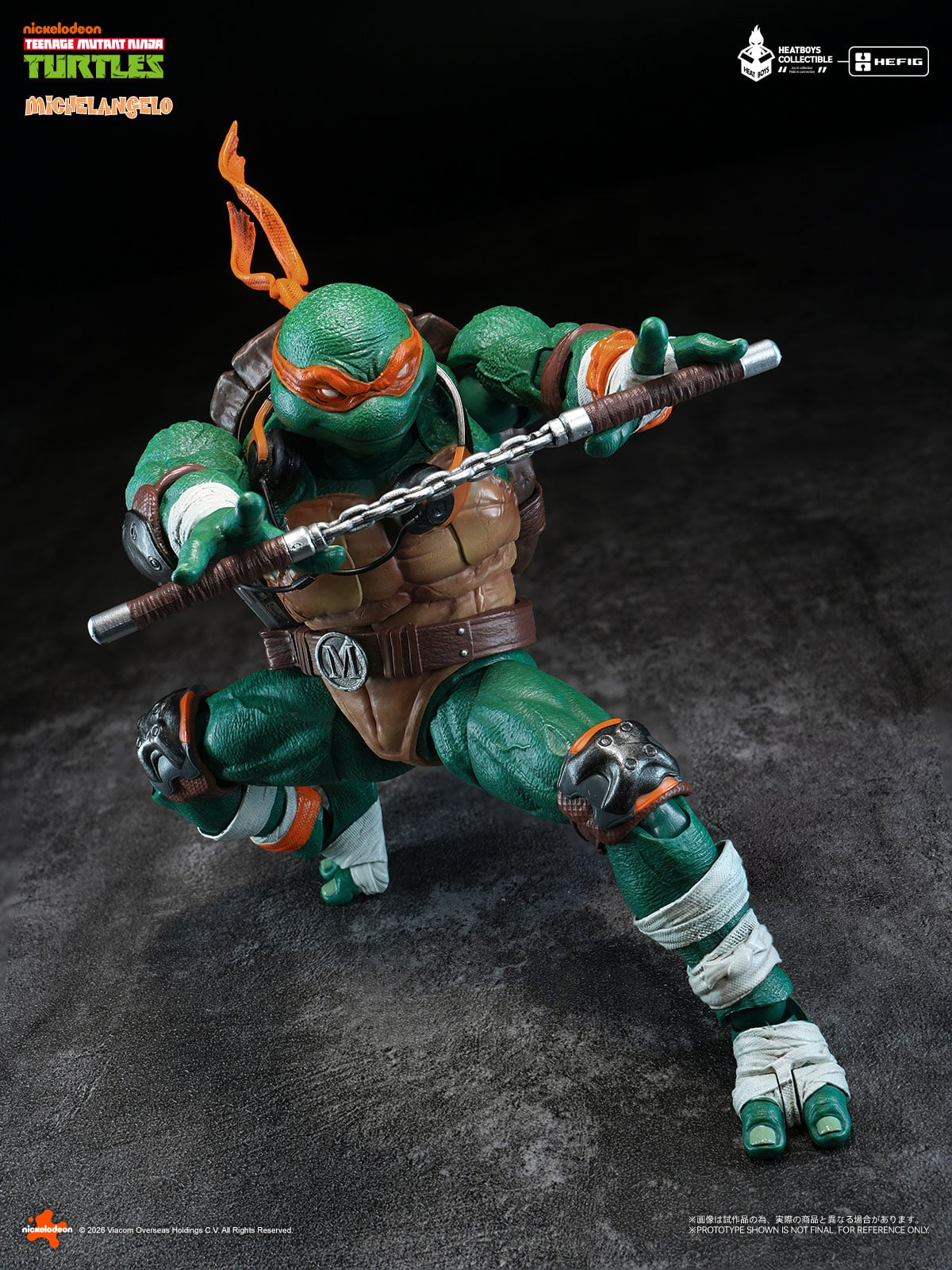 Teenage Mutant Ninja Turtles HB0105 HEFIG Michelangelo (Standard Edition) Action Figure Gallery Image 7