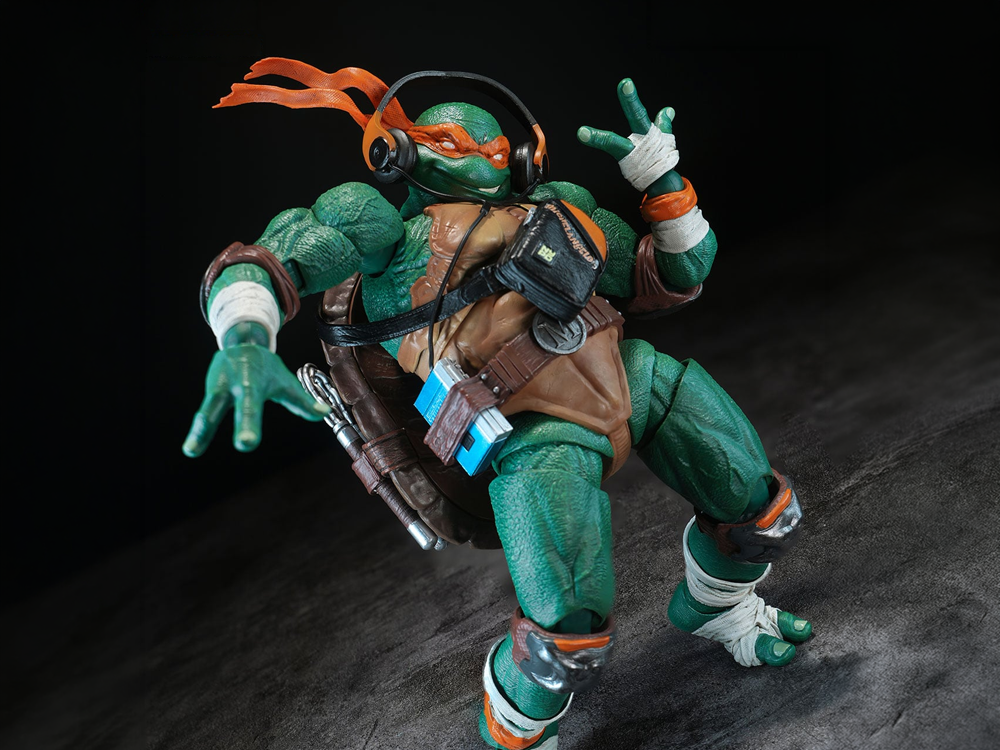 Teenage Mutant Ninja Turtles HB0105 HEFIG Michelangelo (Standard Edition) Action Figure Gallery Image 1