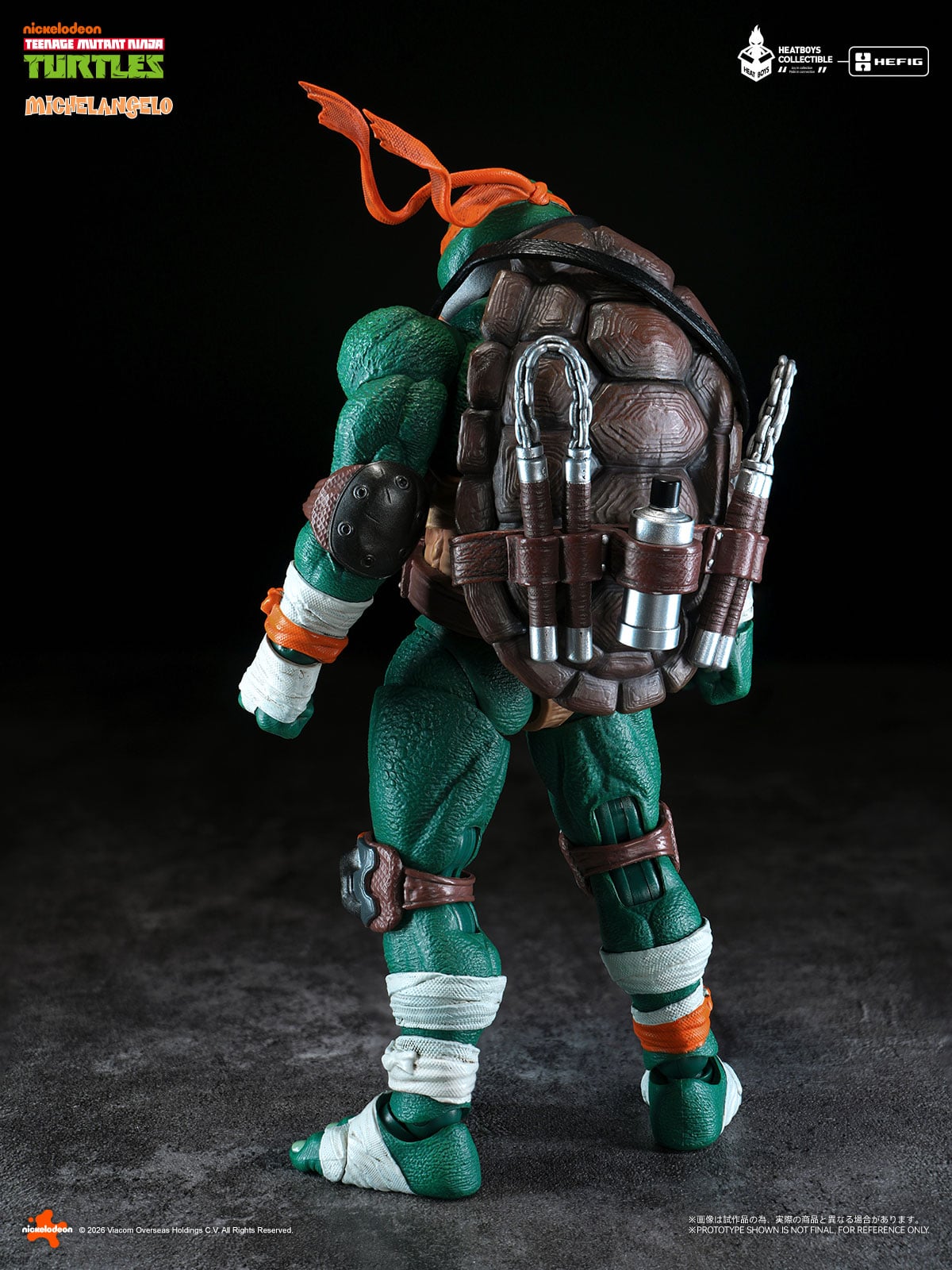 Teenage Mutant Ninja Turtles HB0105 HEFIG Michelangelo (Standard Edition) Action Figure Gallery Image 4
