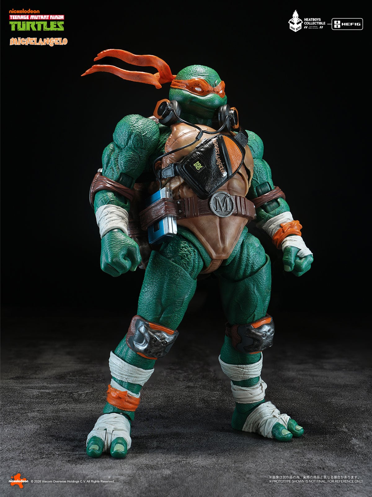 Teenage Mutant Ninja Turtles HB0105 HEFIG Michelangelo (Standard Edition) Action Figure Gallery Image 3