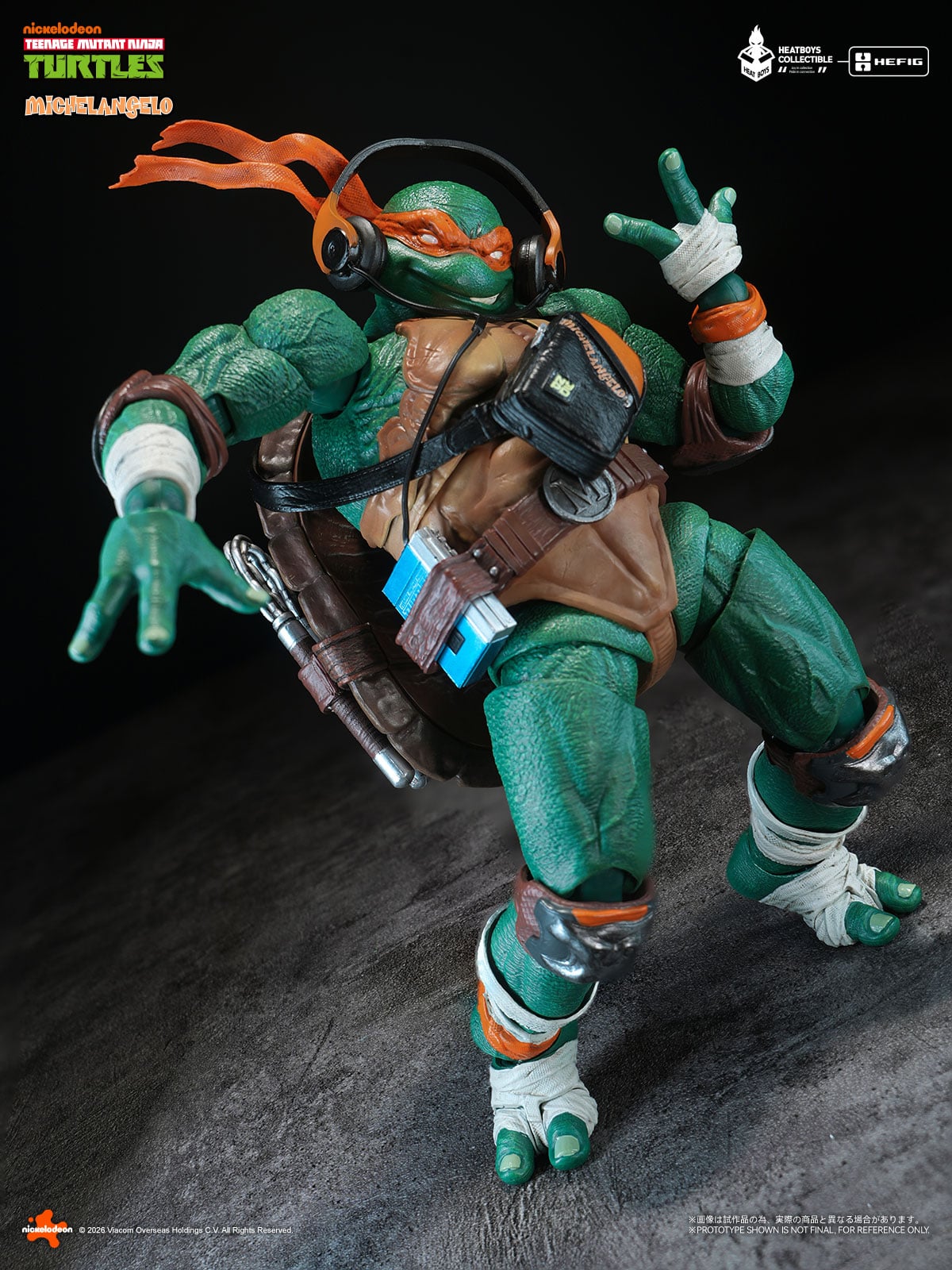Teenage Mutant Ninja Turtles HB0105 HEFIG Michelangelo (Standard Edition) Action Figure Gallery Image 5