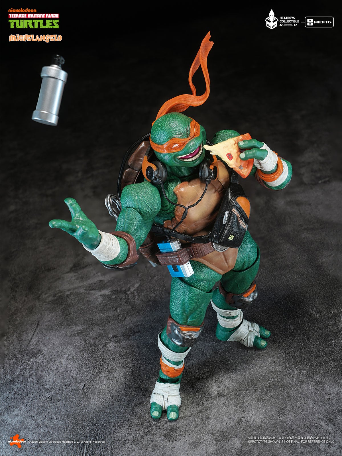 Teenage Mutant Ninja Turtles HB0105 HEFIG Michelangelo (Standard Edition) Action Figure Gallery Image 6