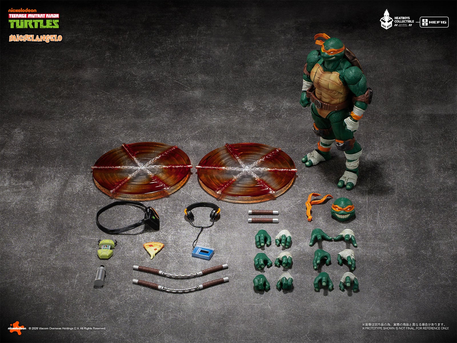 Teenage Mutant Ninja Turtles HB0105 HEFIG Michelangelo (Standard Edition) Action Figure Gallery Image 14