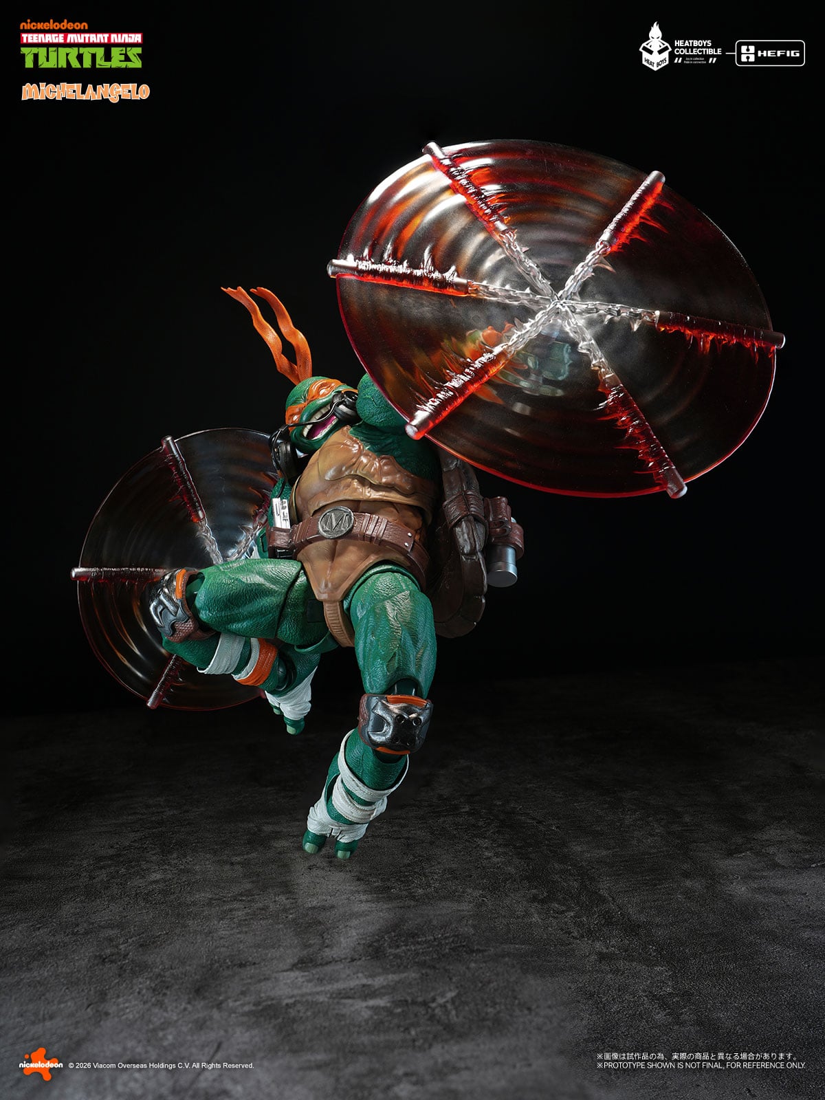 Teenage Mutant Ninja Turtles HB0105 HEFIG Michelangelo (Standard Edition) Action Figure Gallery Image 8