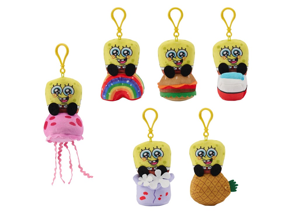 SpongeBob SquarePants Super Duper Plush Random Plush Keychain Gallery Image 1