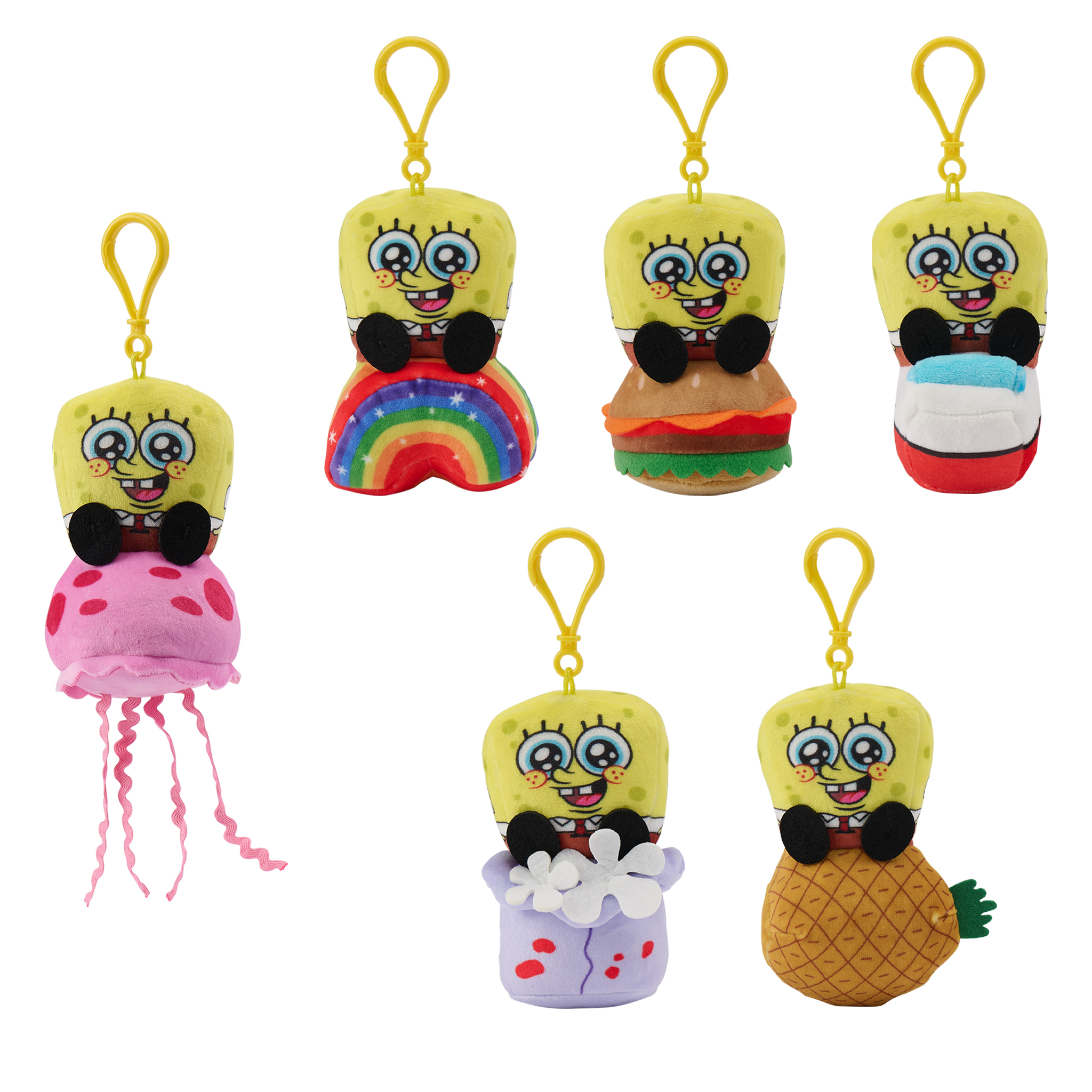 SpongeBob SquarePants Super Duper Plush Box of 12 Random Plush Keychains Gallery Image 16