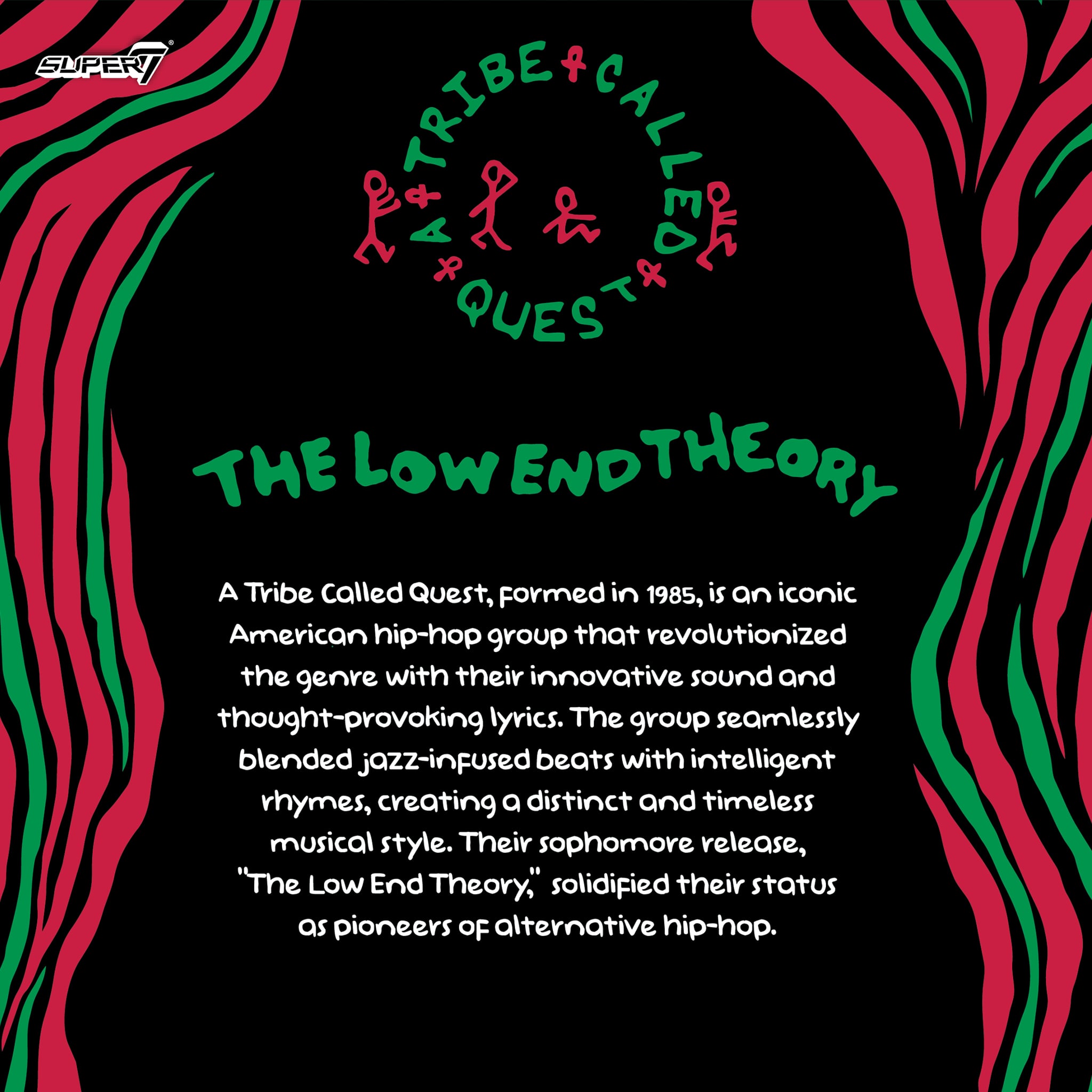 A Tribe Called Quest ReAction A Tribe Called Quest (The Low End Theory) Action Figure Three-Pack Gallery Image 15