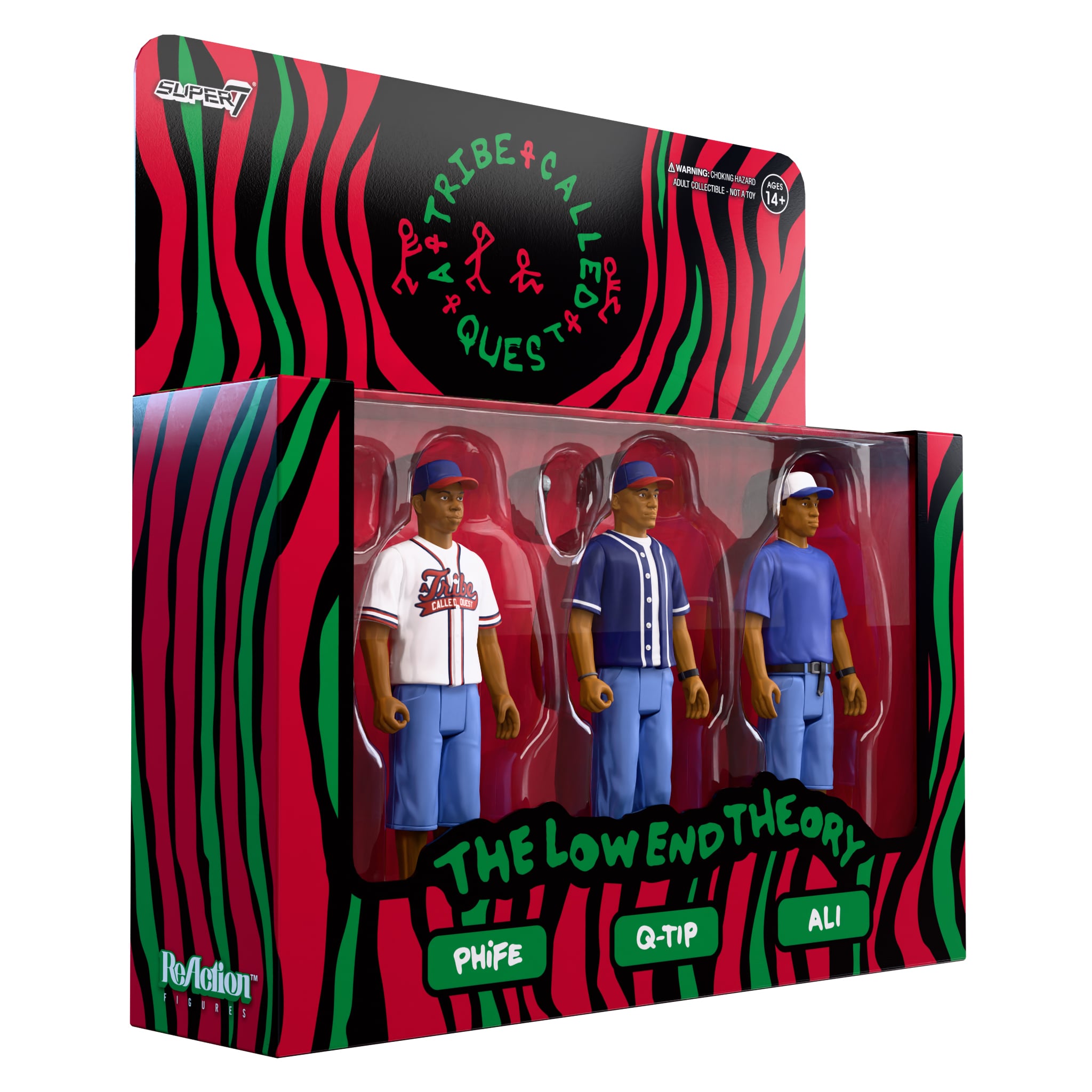 A Tribe Called Quest ReAction A Tribe Called Quest (The Low End Theory) Action Figure Three-Pack Gallery Image 14