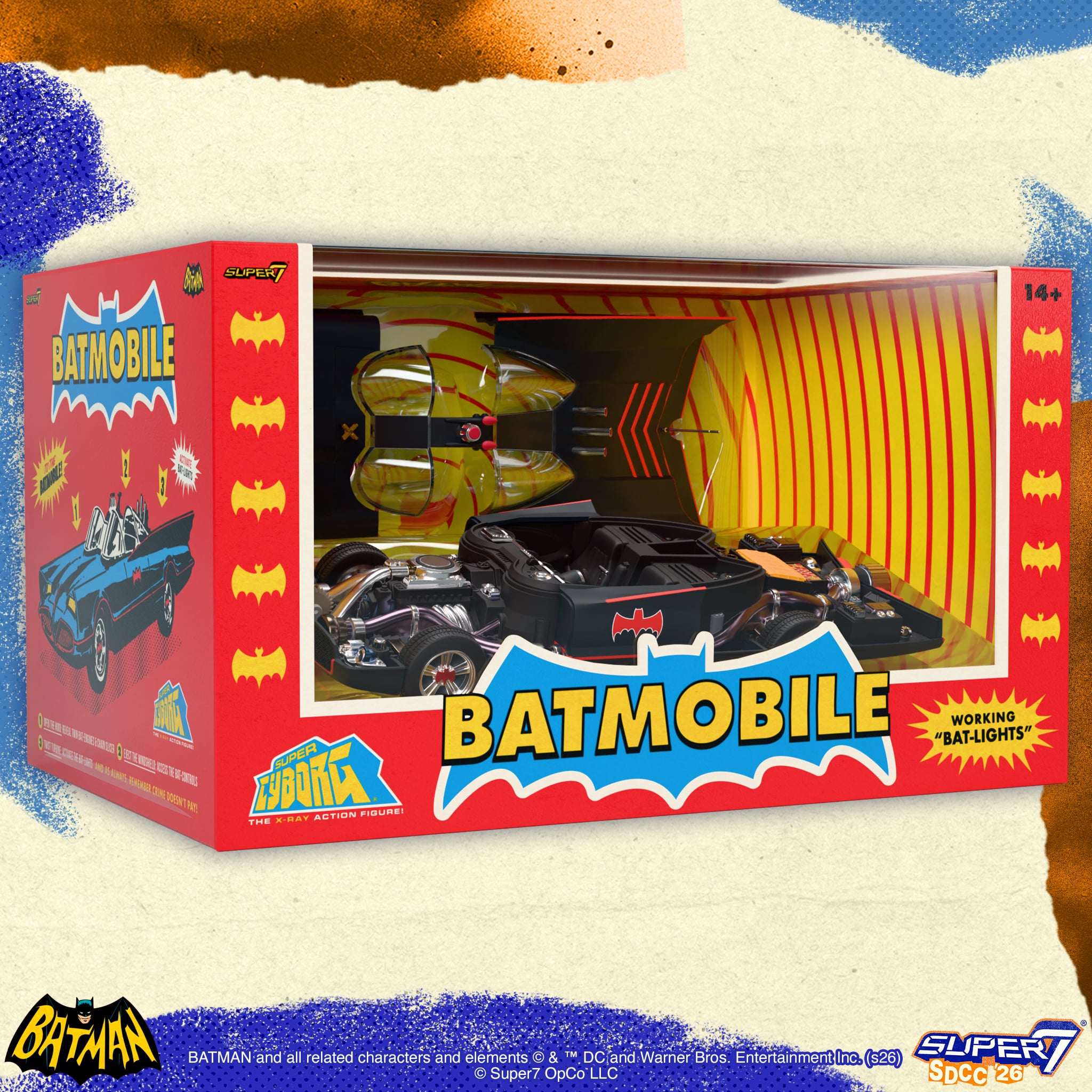 Batman Classic TV Series Super Cyborg SDCC 2026 Exclusive Batmobile Gallery Image 9