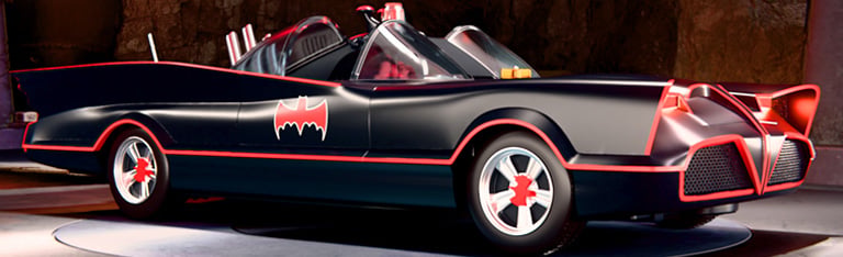 Image of Batman Classic TV Series Super Cyborg SDCC 2026 Exclusive Batmobile