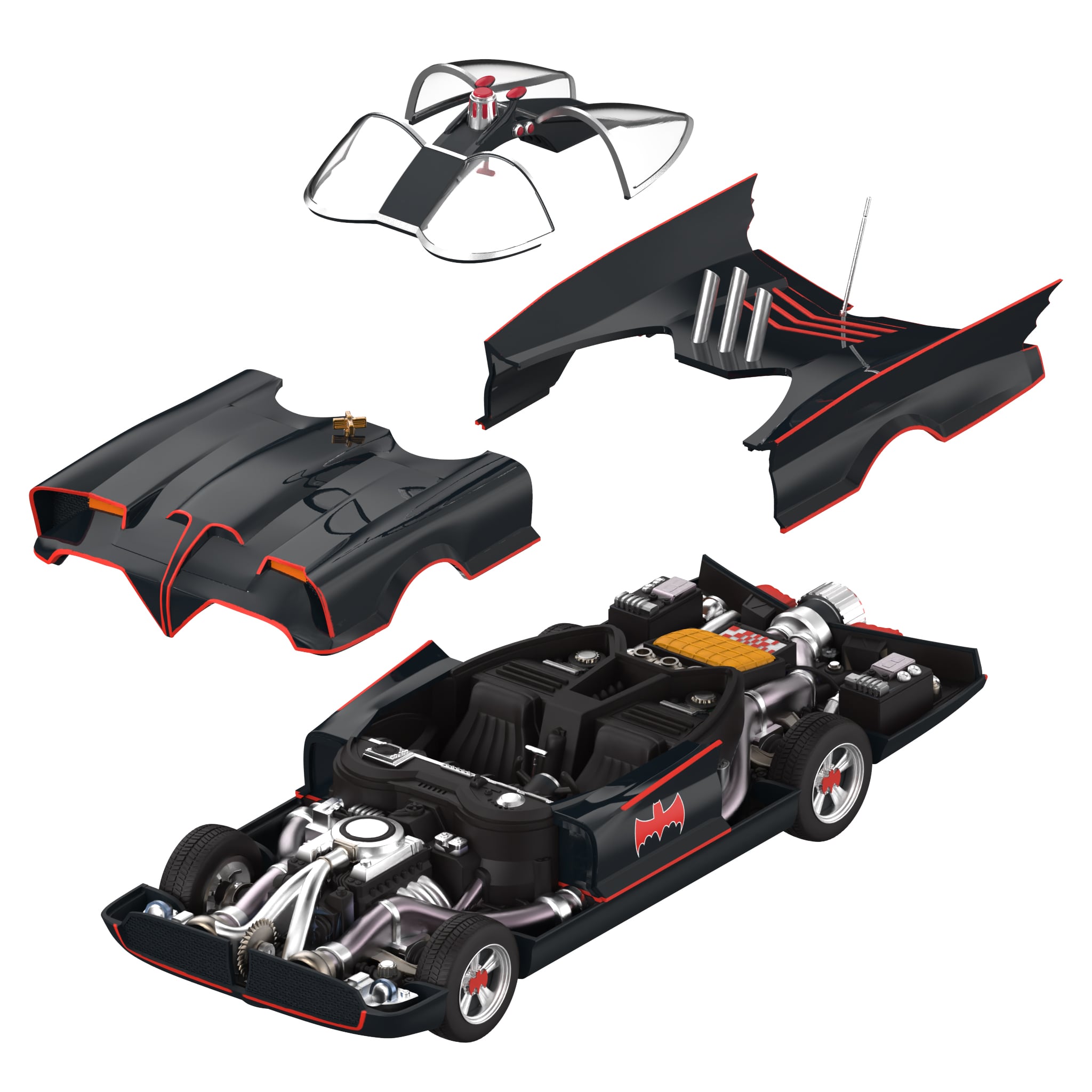 Batman Classic TV Series Super Cyborg SDCC 2026 Exclusive Batmobile Gallery Image 11