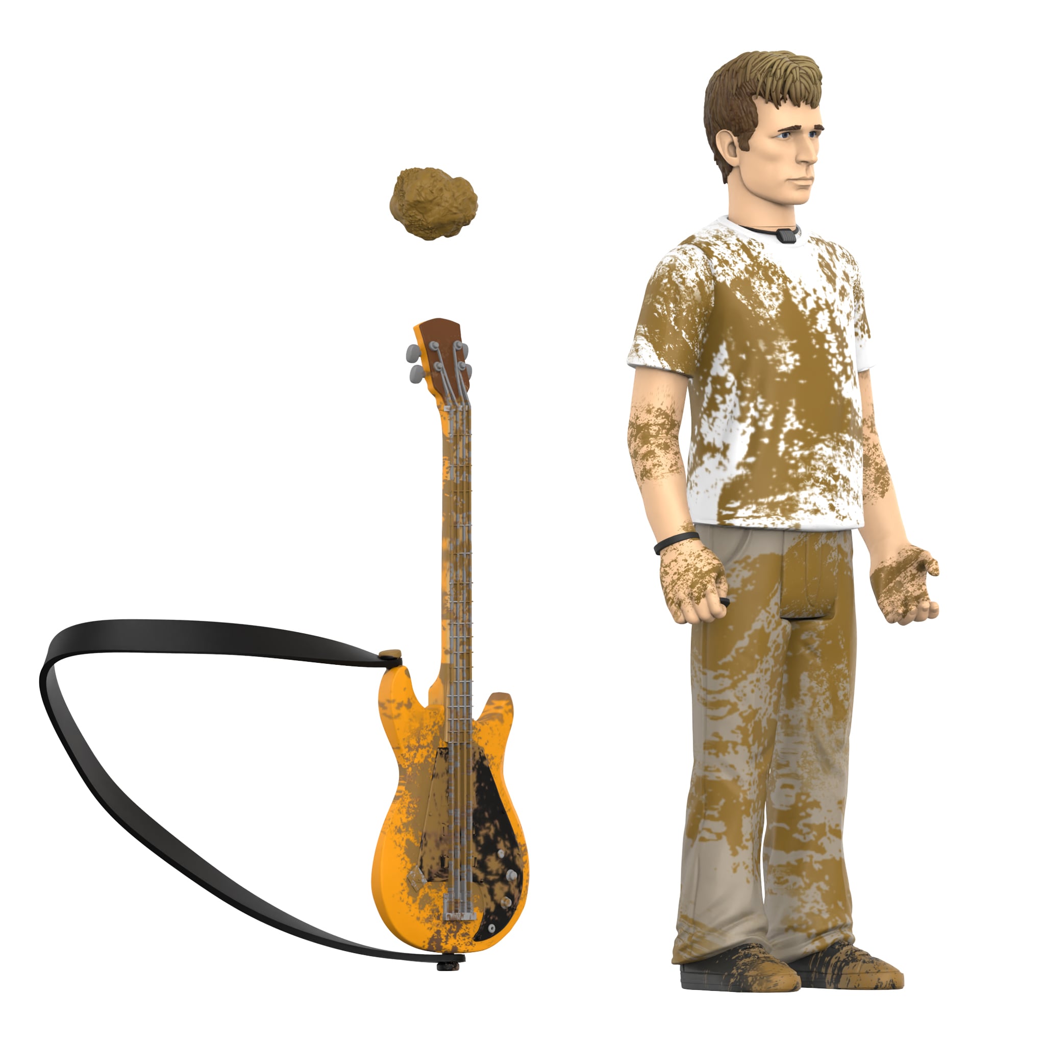 Green Day ReAction Mike Dirnt (Mud Fight) Action Figure Gallery Image 4