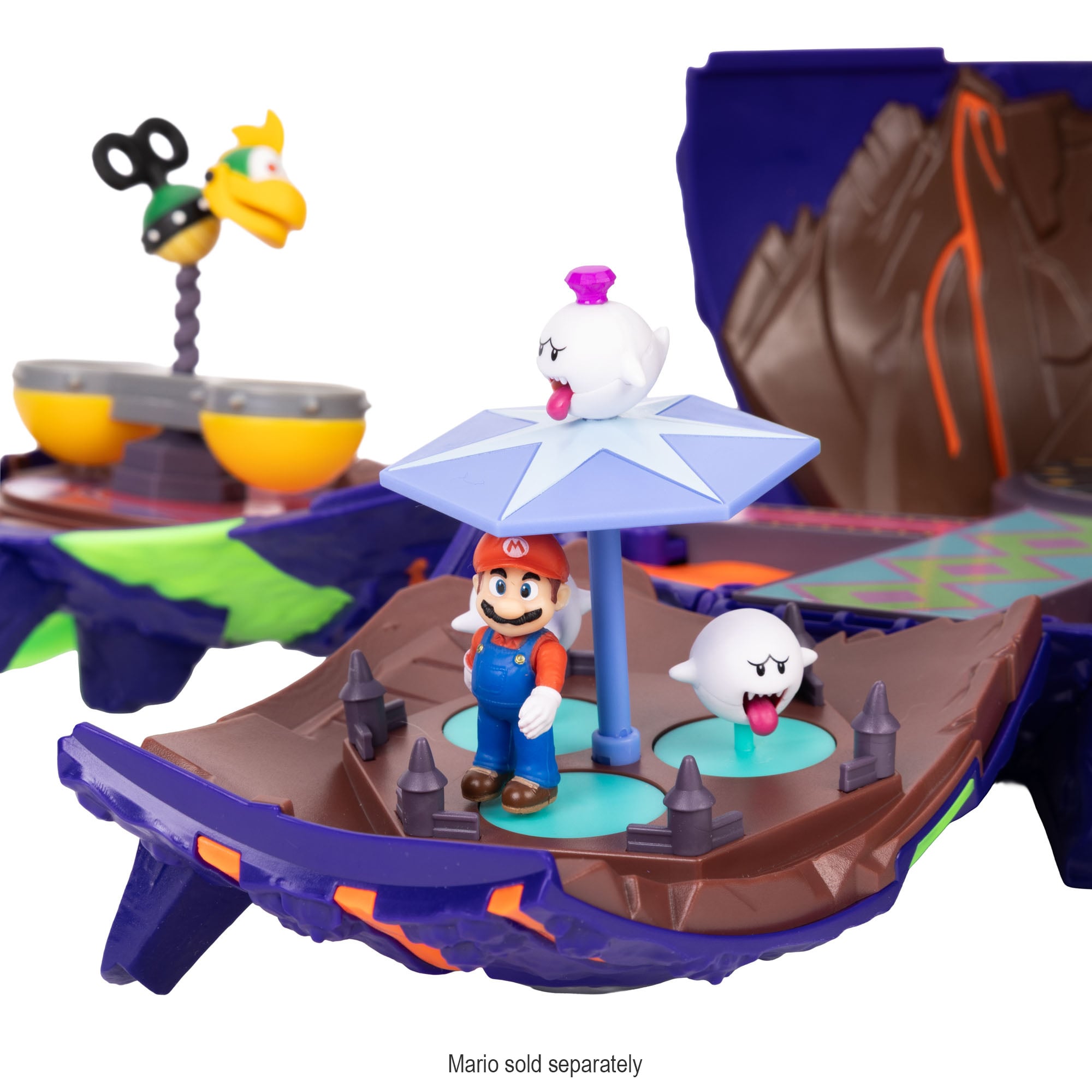 The Super Mario Galaxy Movie Deluxe Wonder Bowser Jr. Planet Playset Gallery Image 11