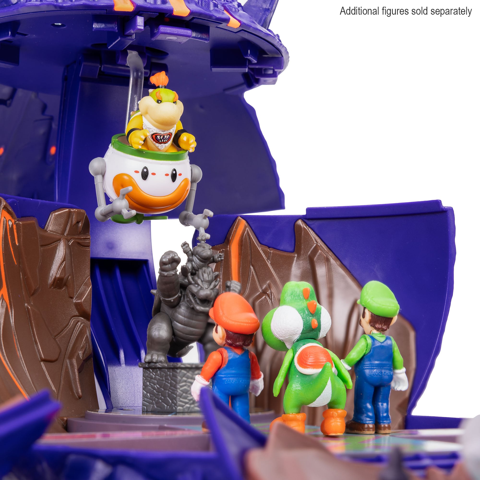 The Super Mario Galaxy Movie Deluxe Wonder Bowser Jr. Planet Playset Gallery Image 10