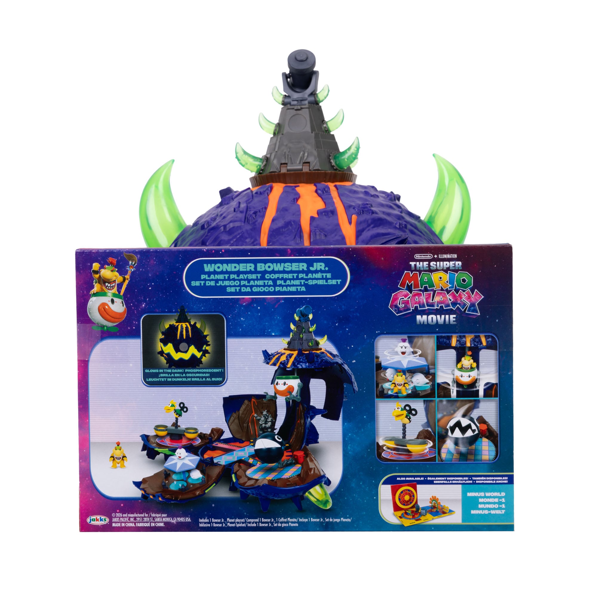 The Super Mario Galaxy Movie Deluxe Wonder Bowser Jr. Planet Playset Gallery Image 17