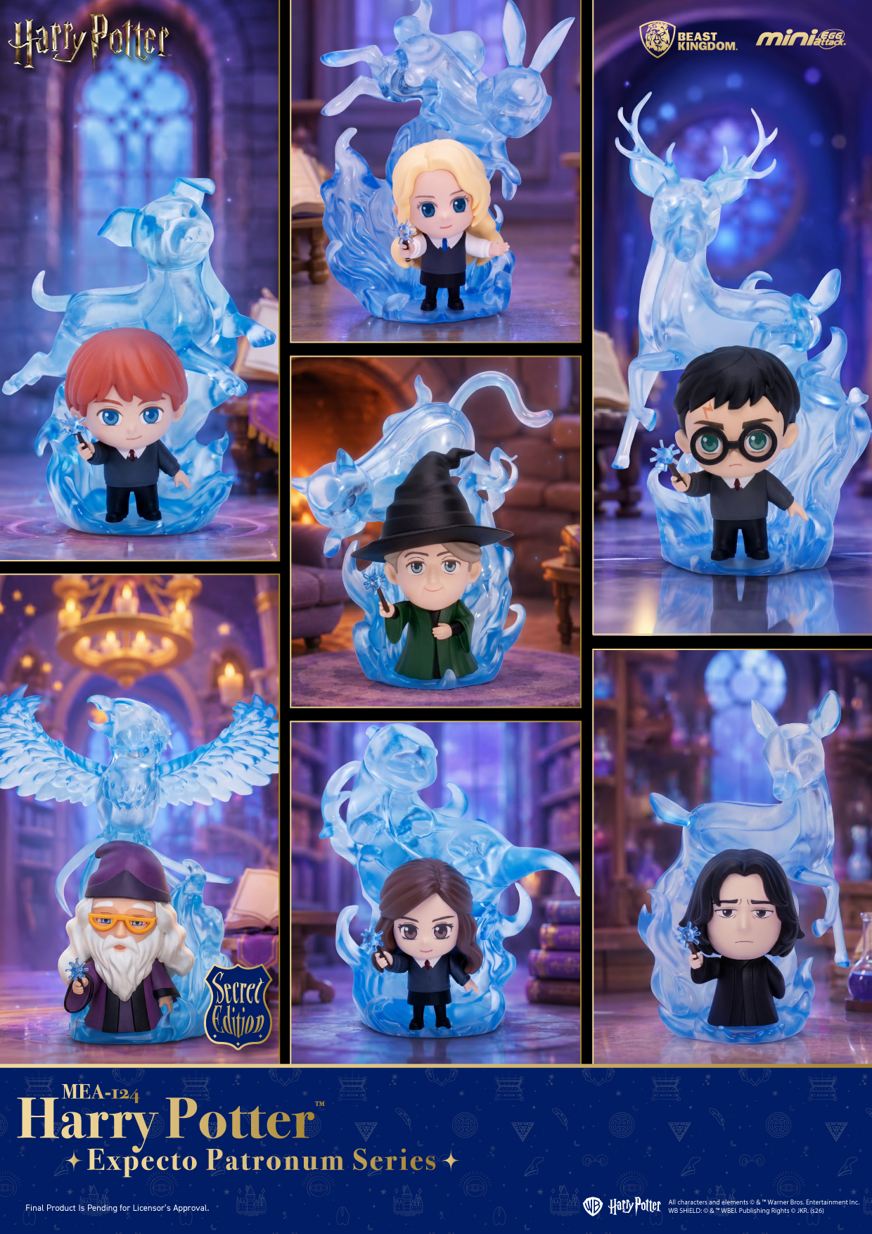 Harry Potter MEA-124 Expecto Patronum Series Box of 6 Random Figures Gallery Image 11