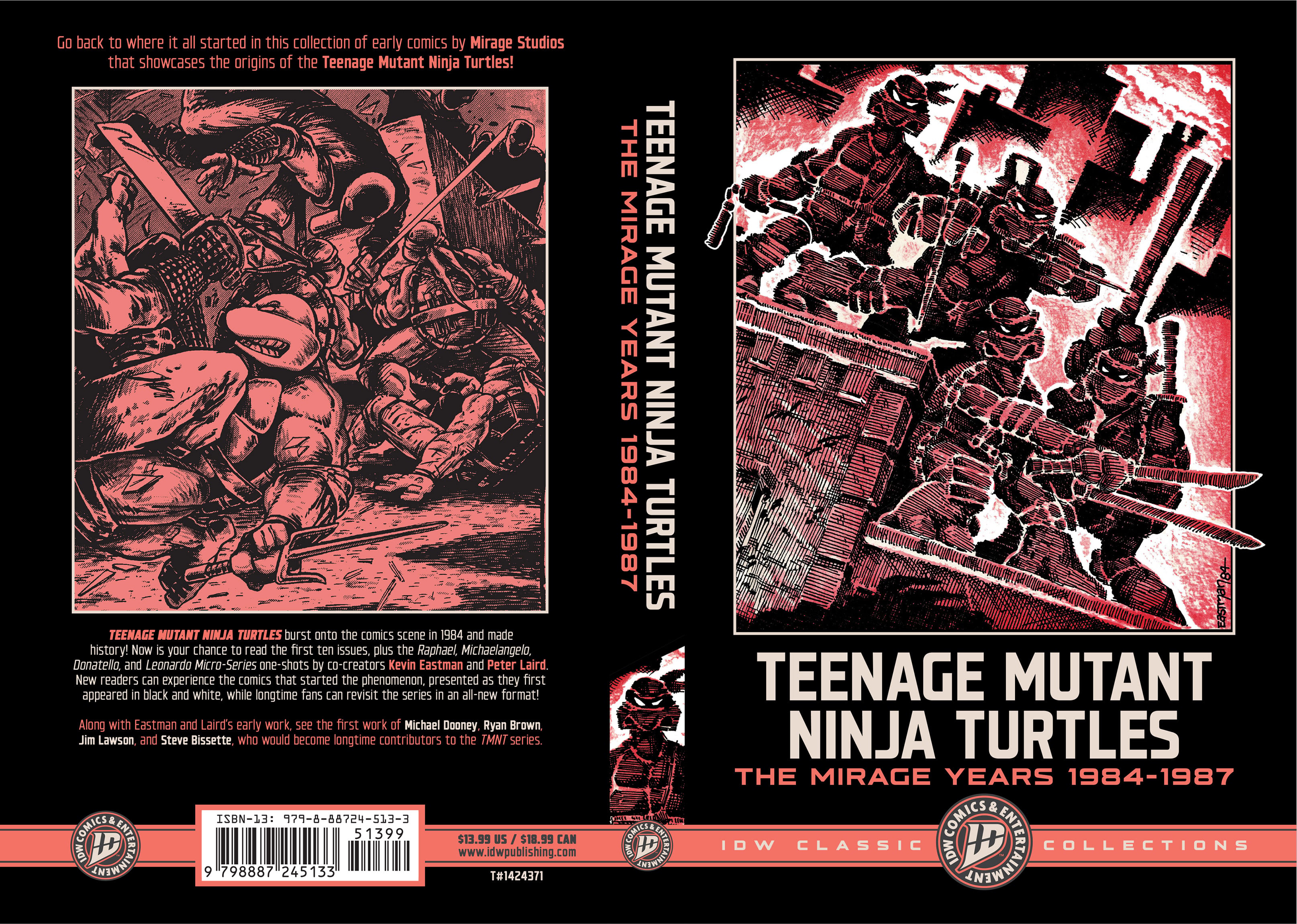 IDW Classic Collections Teenage Mutant Ninja Turtles: The Mirage