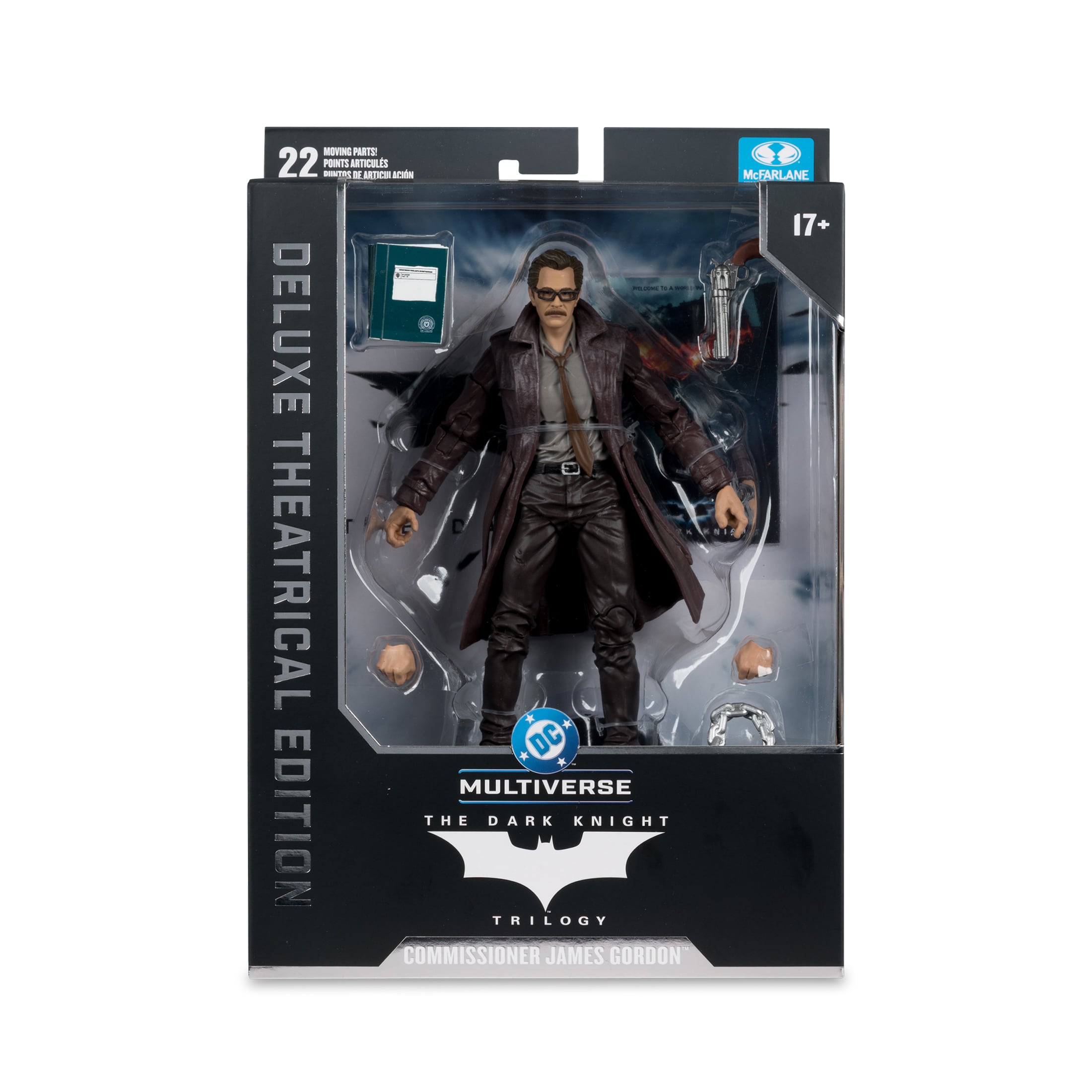 The Dark Knight (2008) DC Multiverse Commissioner James Gordon (Deluxe Theatrical Edition) Action Figure Gallery Image 12