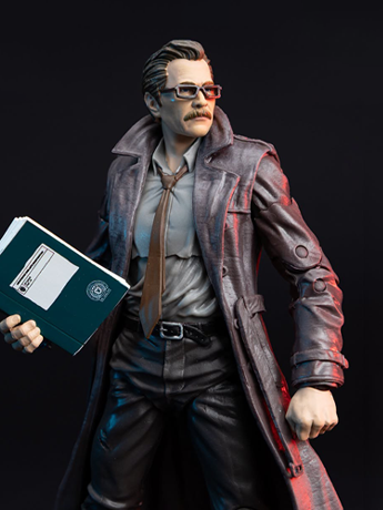 The Dark Knight (2008) DC Multiverse Commissioner James Gordon (Deluxe Theatrical Edition) Action Figure Gallery Image 2