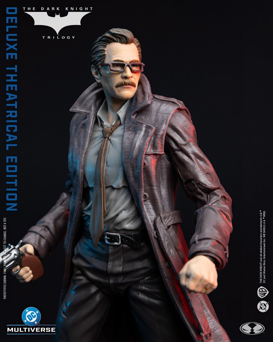 The Dark Knight (2008) DC Multiverse Commissioner James Gordon (Deluxe Theatrical Edition) Action Figure Gallery Image 5