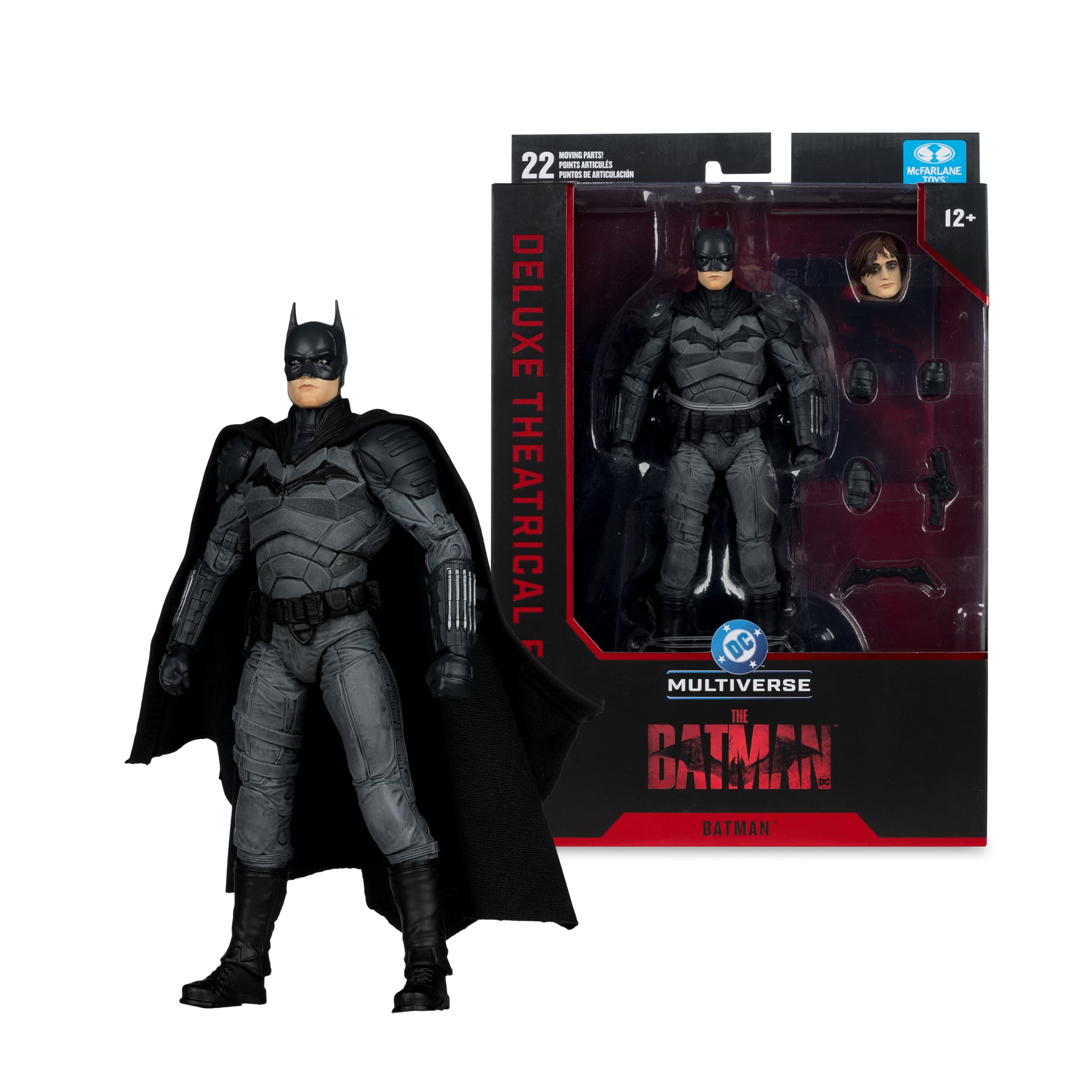 The Batman (2022) DC Multiverse Batman (Deluxe Theatrical Edition) Action Figure Gallery Image 13