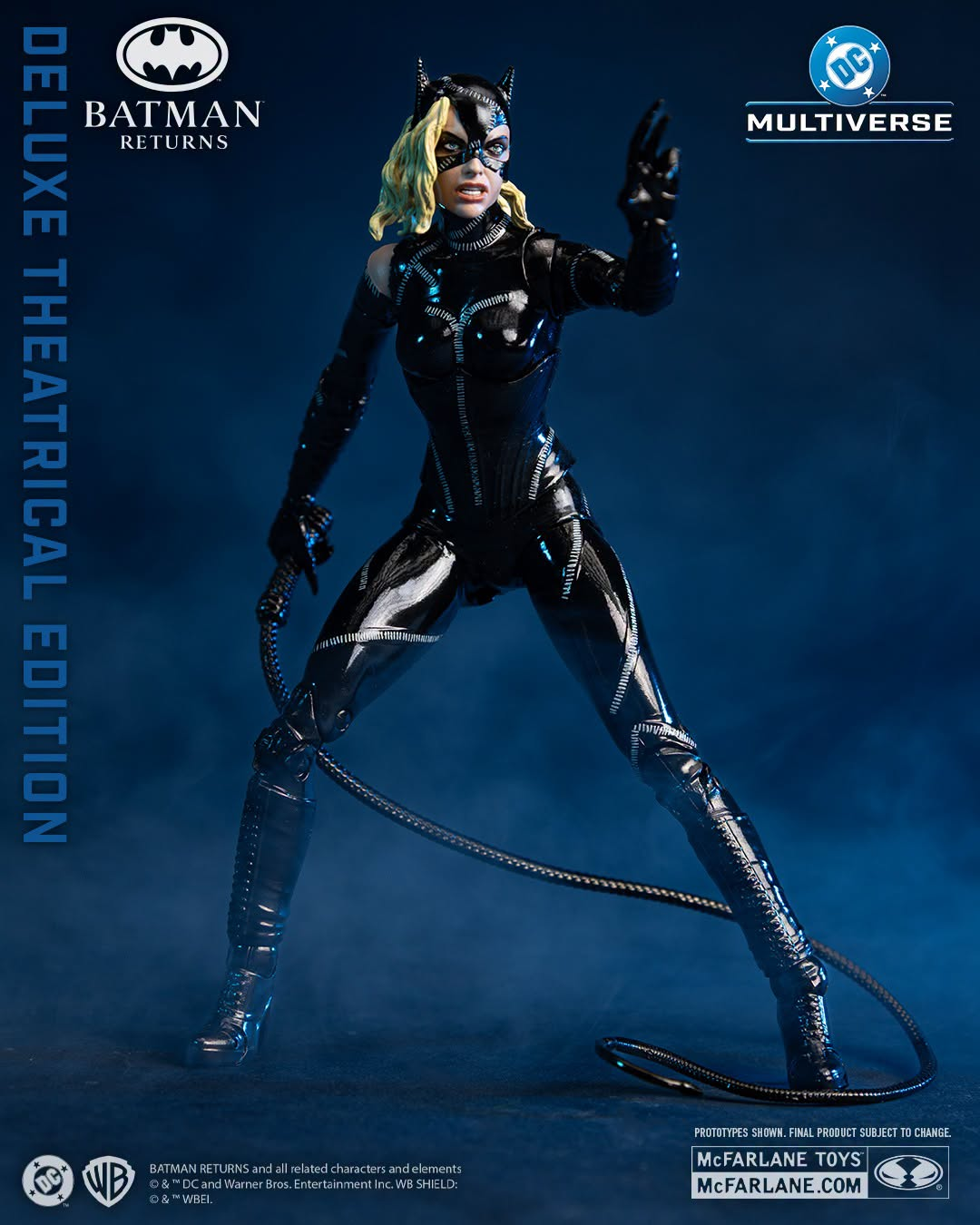 Batman Returns (1992) DC Multiverse Catwoman (Battle Damage) Action Figure (Deluxe Theatrical Edition) Gallery Image 3