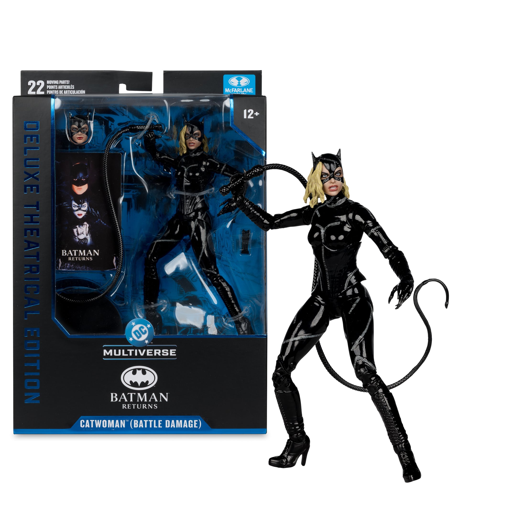 Batman Returns (1992) DC Multiverse Catwoman (Battle Damage) Action Figure (Deluxe Theatrical Edition) Gallery Image 12
