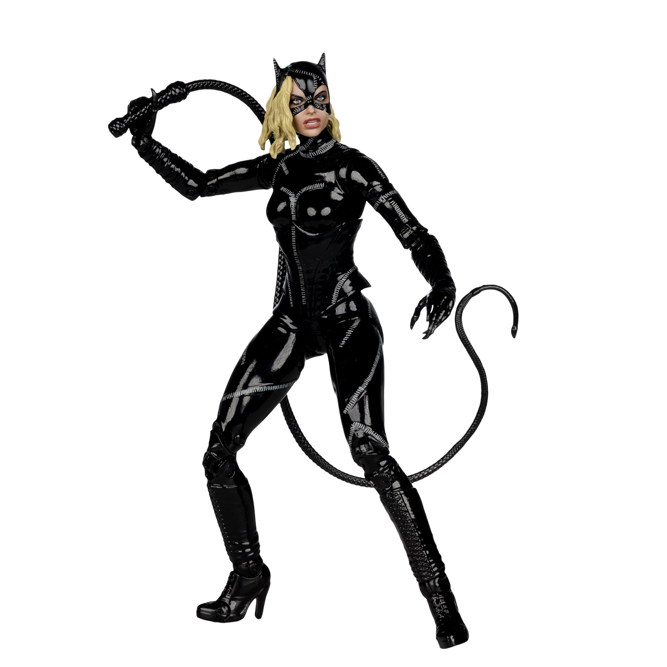 Batman Returns (1992) DC Multiverse Catwoman (Battle Damage) Action Figure (Deluxe Theatrical Edition) Gallery Image 7