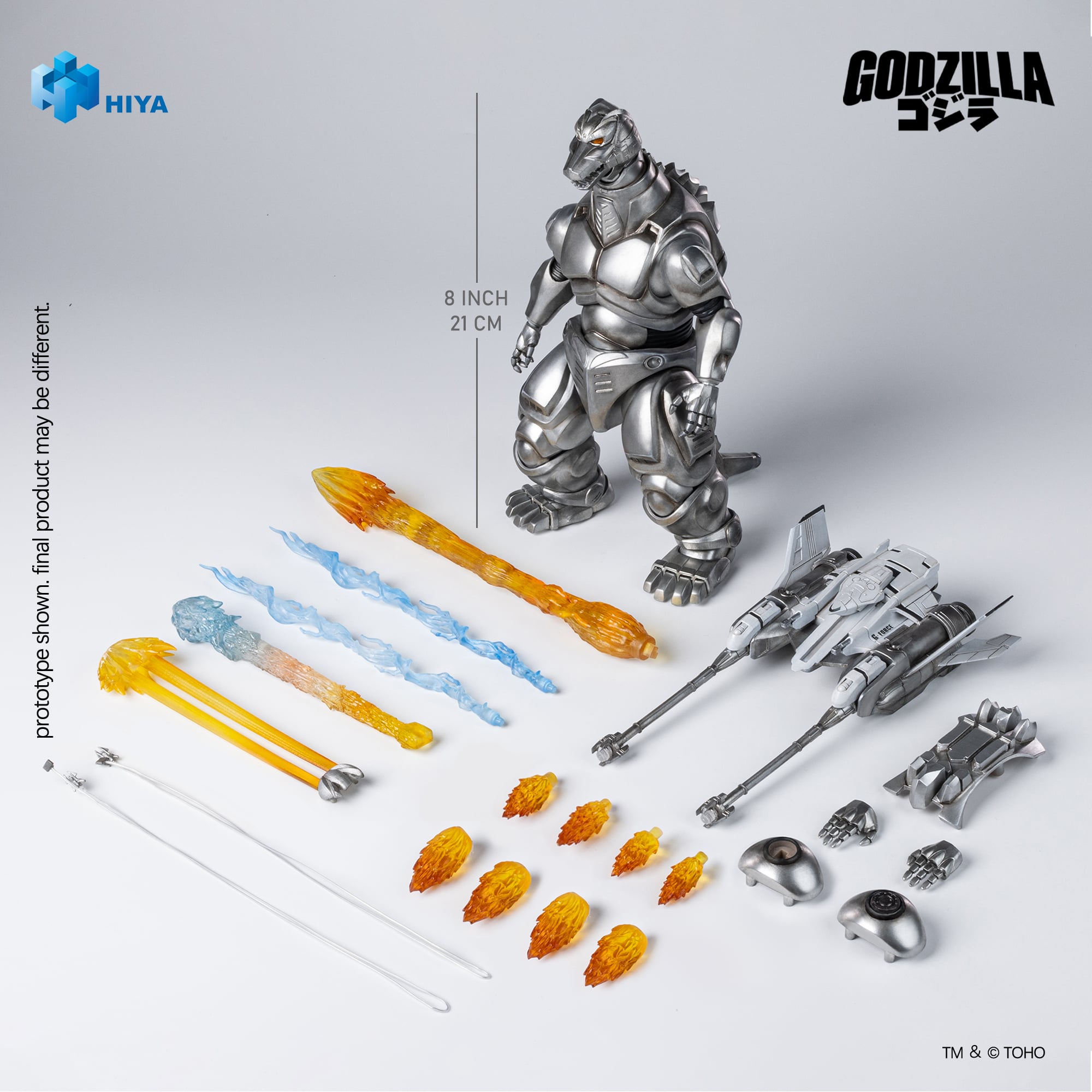 Godzilla vs. Mechagodzilla II (1993) Super Mechagodzilla Action Figure Gallery Image 12