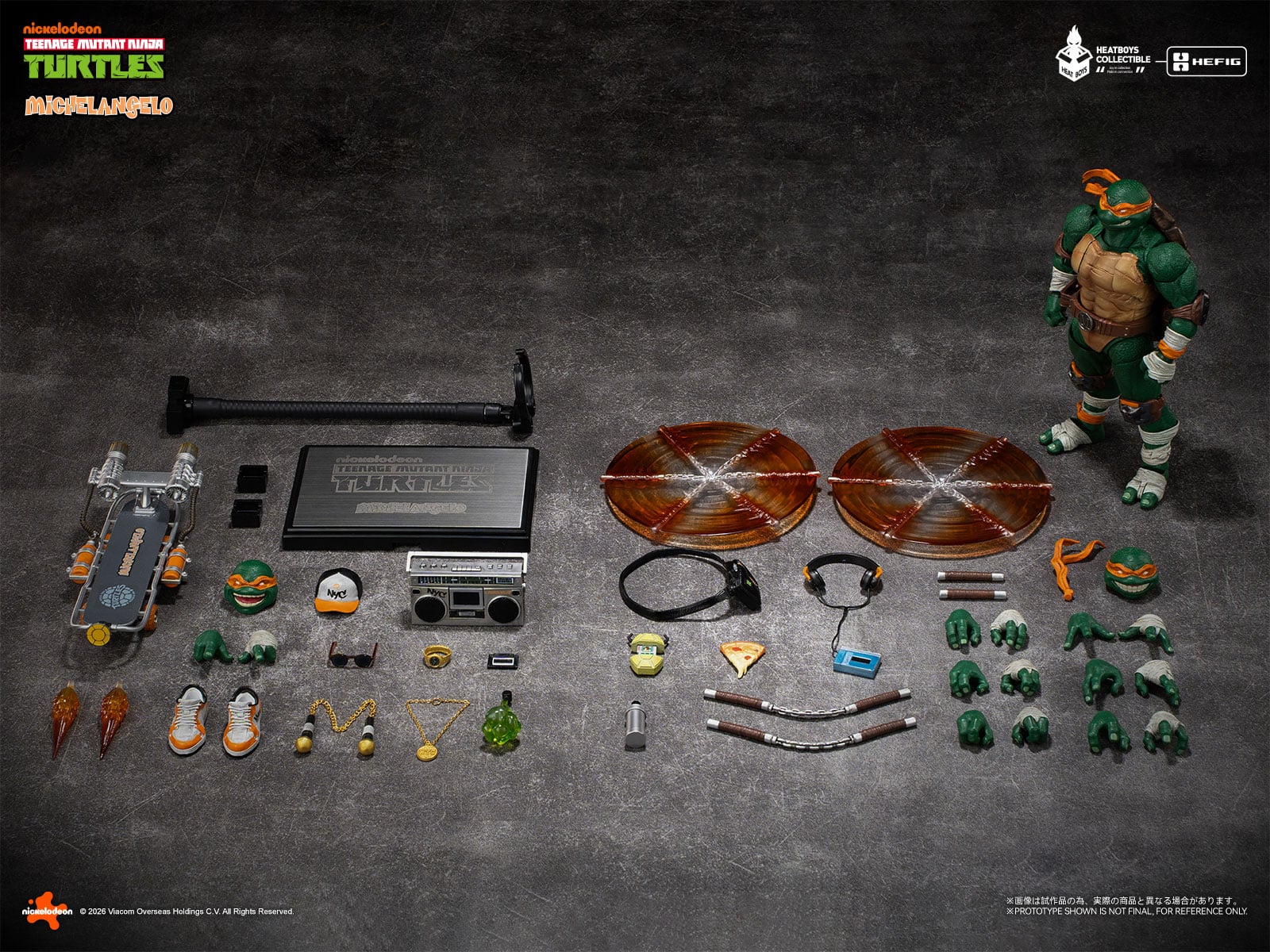 Teenage Mutant Ninja Turtles HB0105 HEFIG Michelangelo (Deluxe Edition) Action Figure (With Bonus) Gallery Image 18