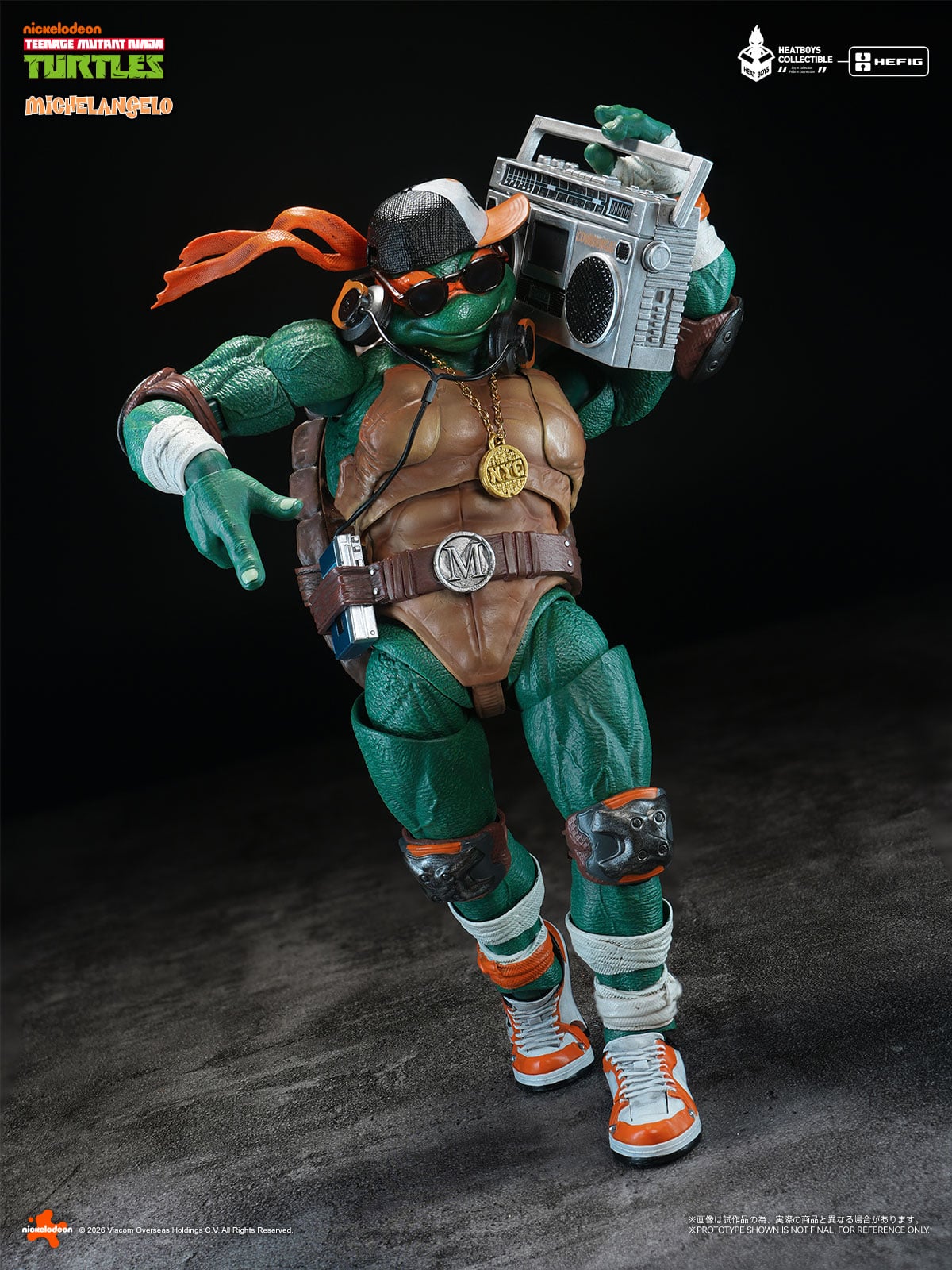 Teenage Mutant Ninja Turtles HB0105 HEFIG Michelangelo (Deluxe Edition) Action Figure (With Bonus) Gallery Image 9